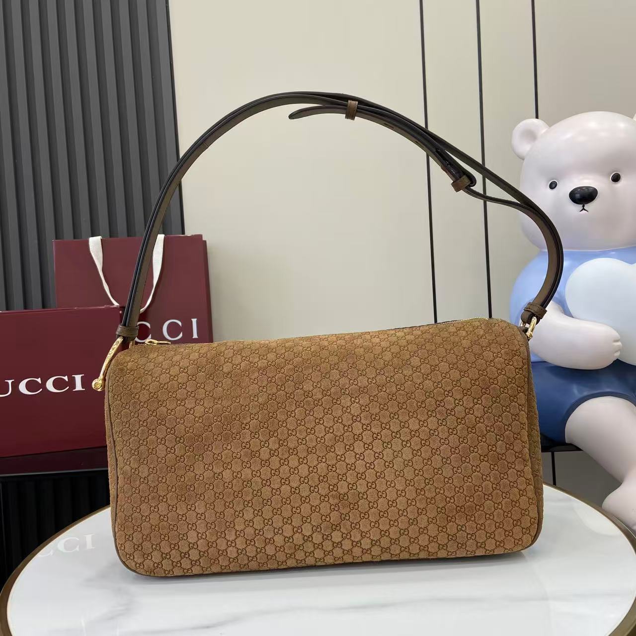 Gucci Half Horsebit Large Shoulder Bag - DopestKickz