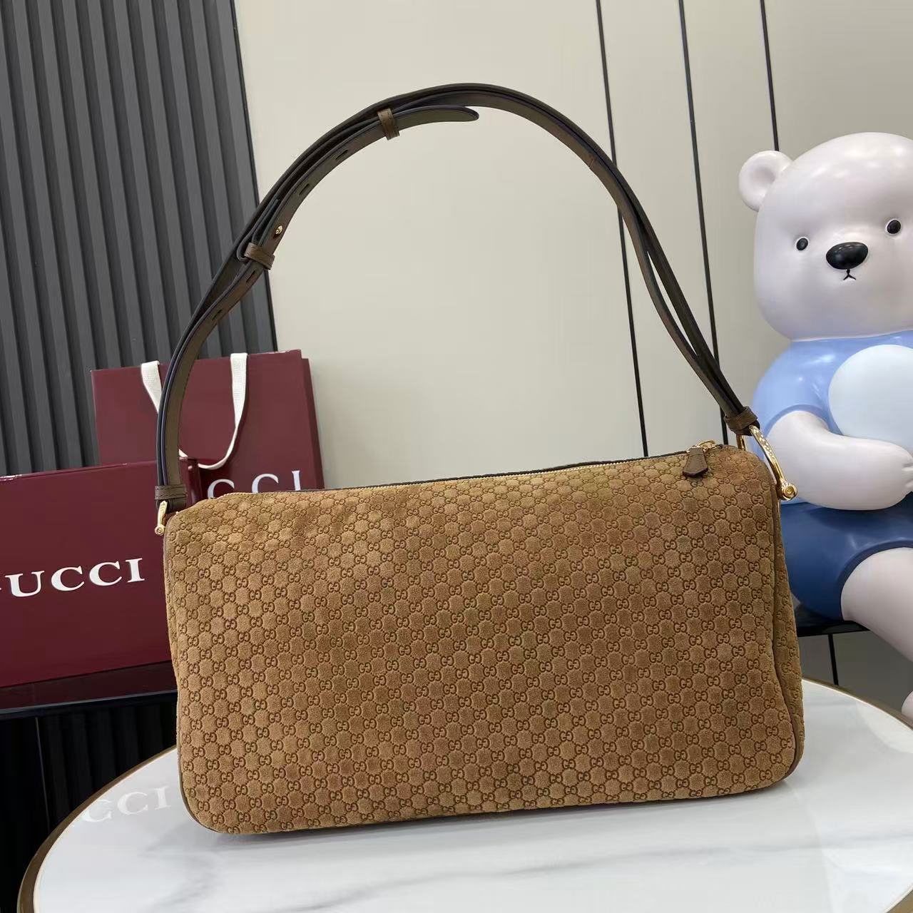 Gucci Half Horsebit Large Shoulder Bag - DopestKickz