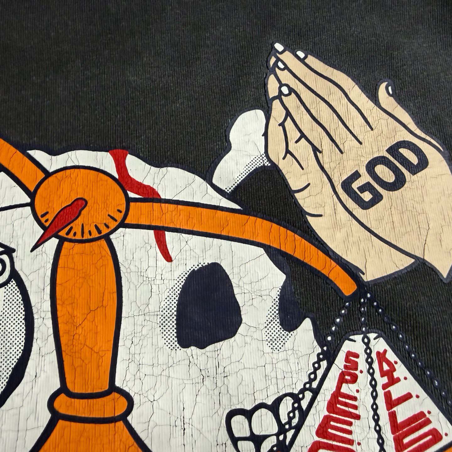 Saint Michael Graphic-print T-shirt - DopestKickz