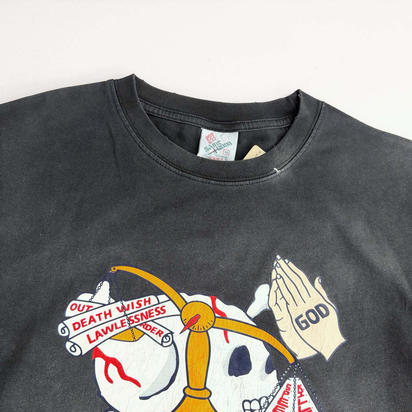 Saint Michael Graphic-print T-shirt - DopestKickz