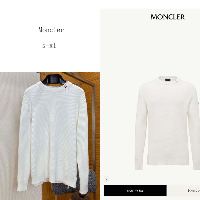 Moncler Cotton Sweater - DopestKickz