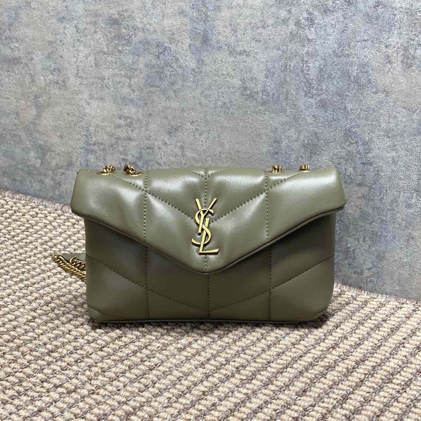 Saint Laurent Toy Puffer In Lambskin - DopestKickz