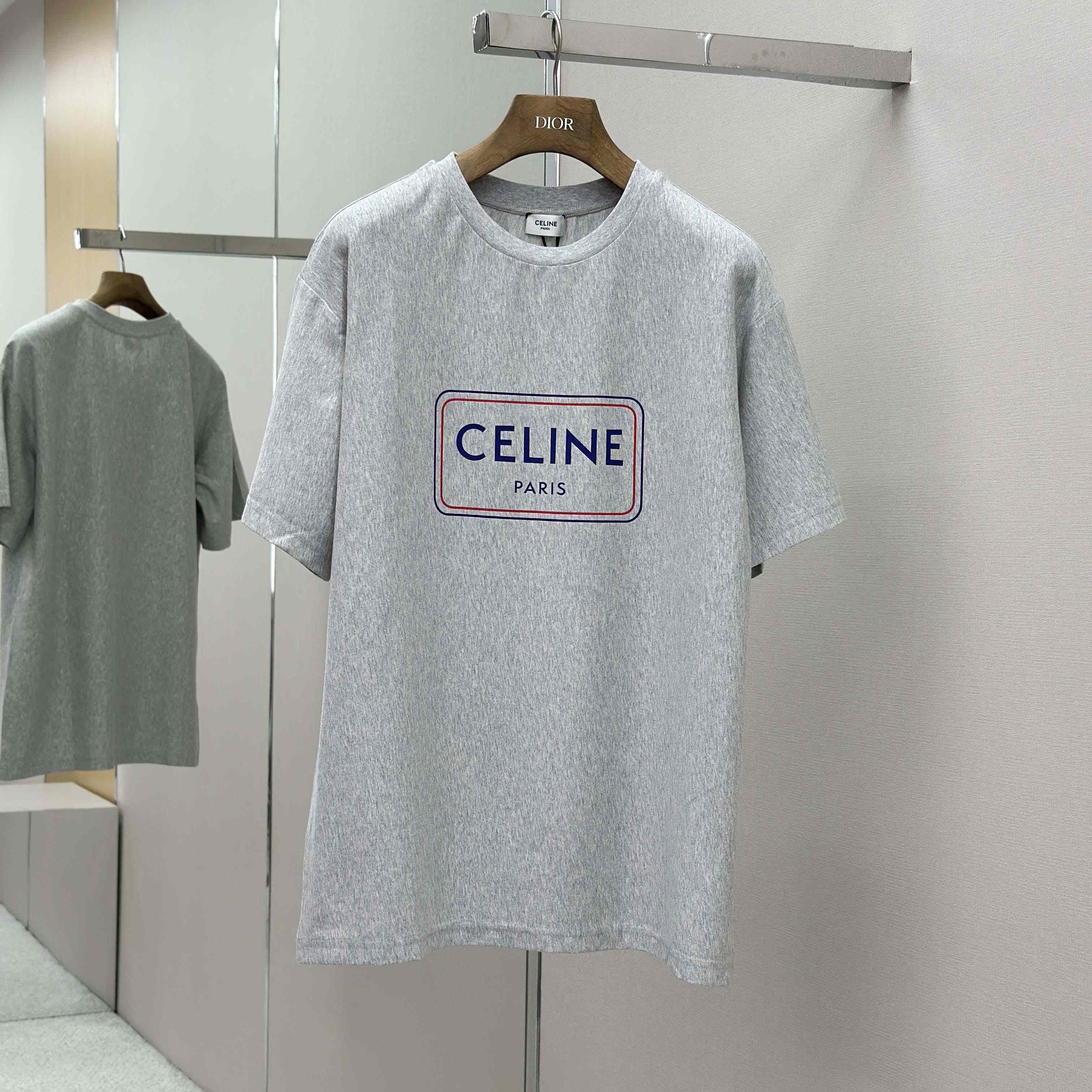 Celine Loose T-shirt In Cotton Jersey - DopestKickz