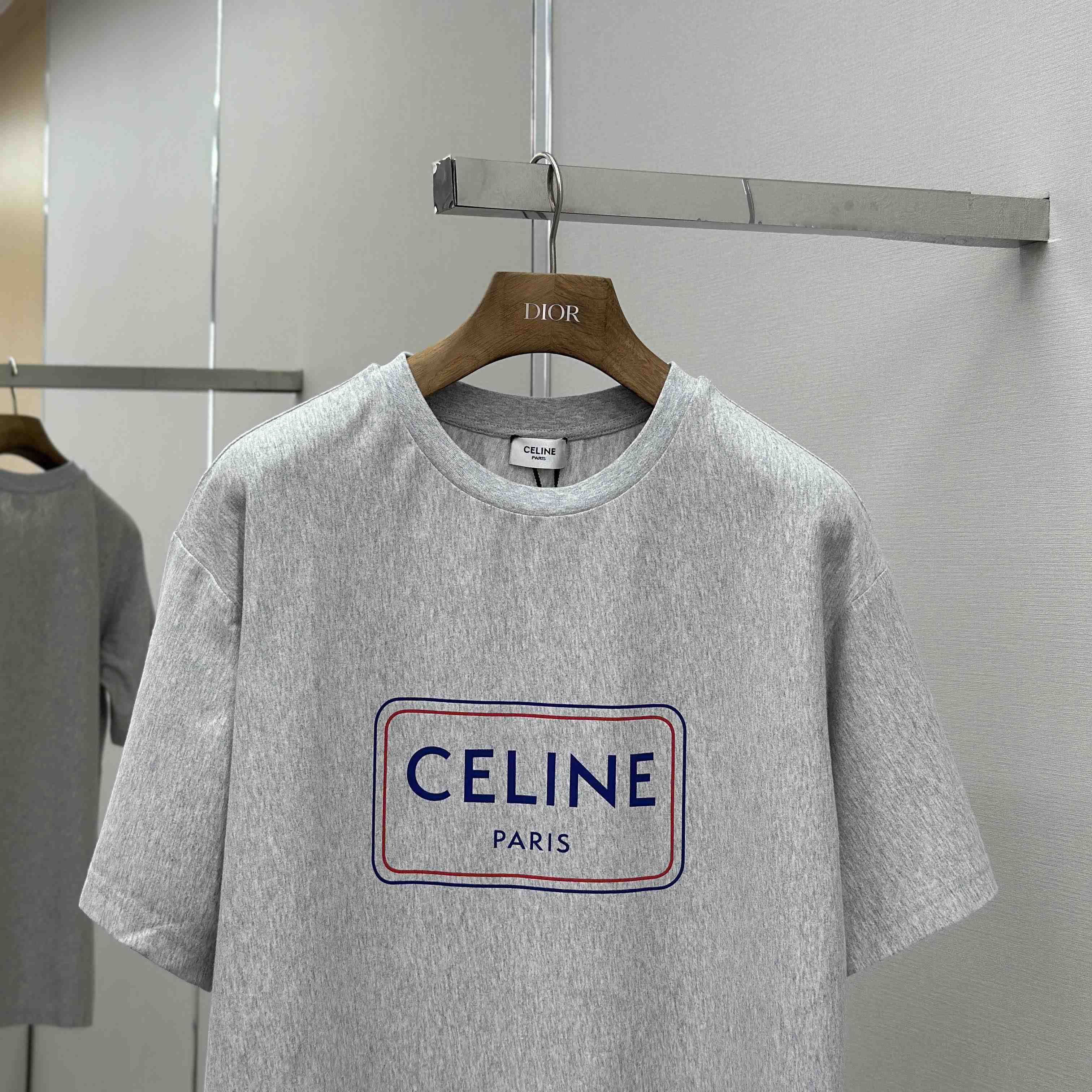 Celine Loose T-shirt In Cotton Jersey - DopestKickz