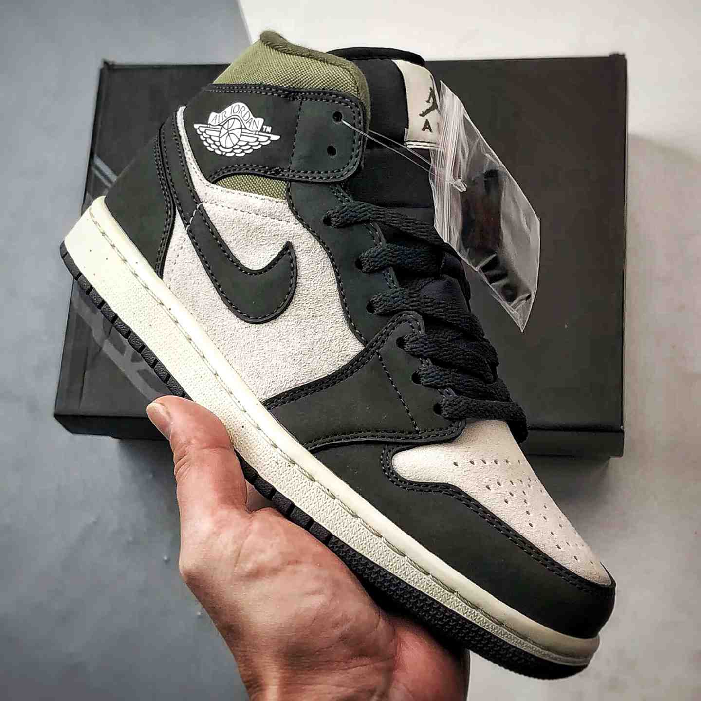 Air Jordan 1 Mid “Olive Green” | HV4091-102 - DopestKickz