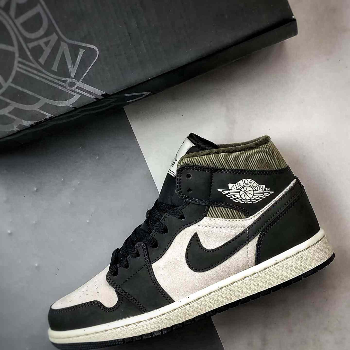 Air Jordan 1 Mid “Olive Green” | HV4091-102 - DopestKickz