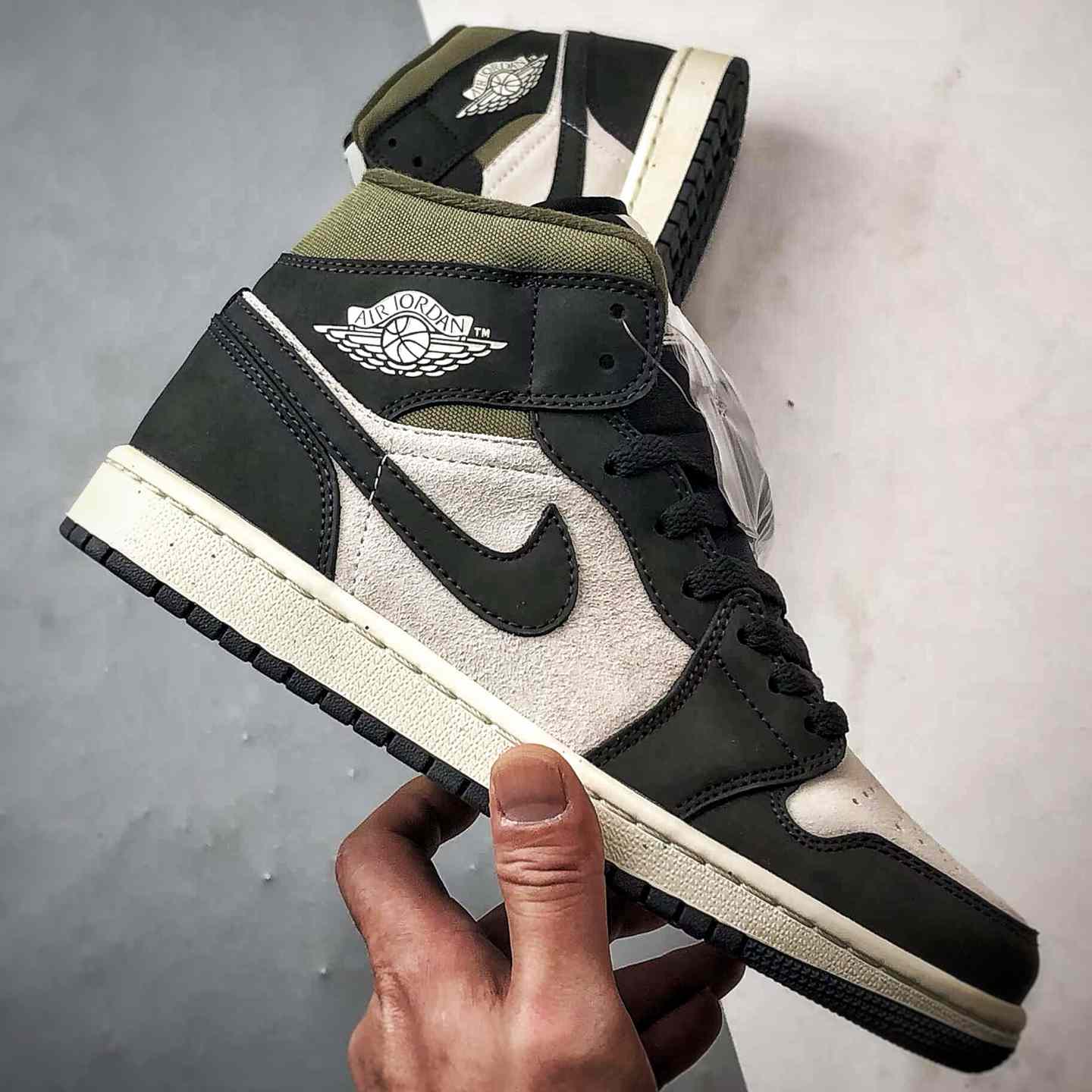 Air Jordan 1 Mid “Olive Green” | HV4091-102 - DopestKickz