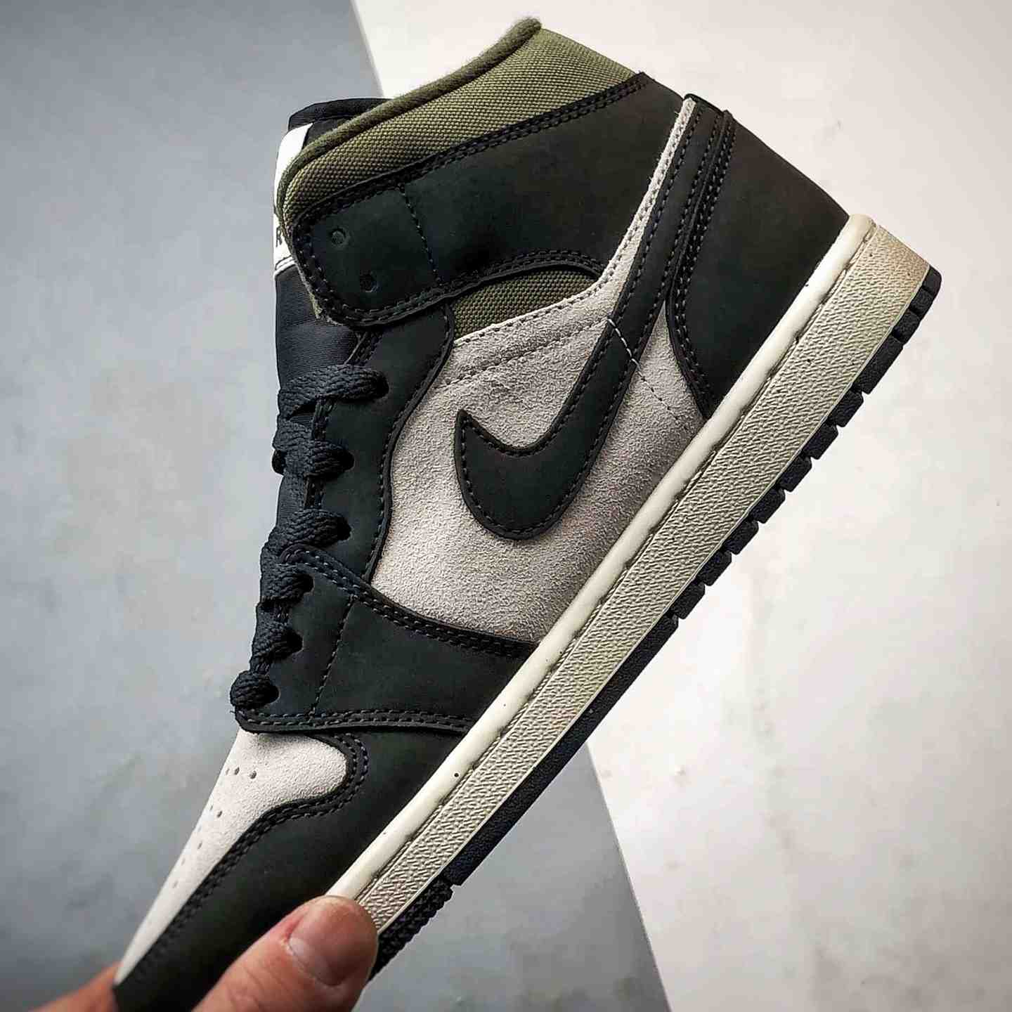 Air Jordan 1 Mid “Olive Green” | HV4091-102 - DopestKickz