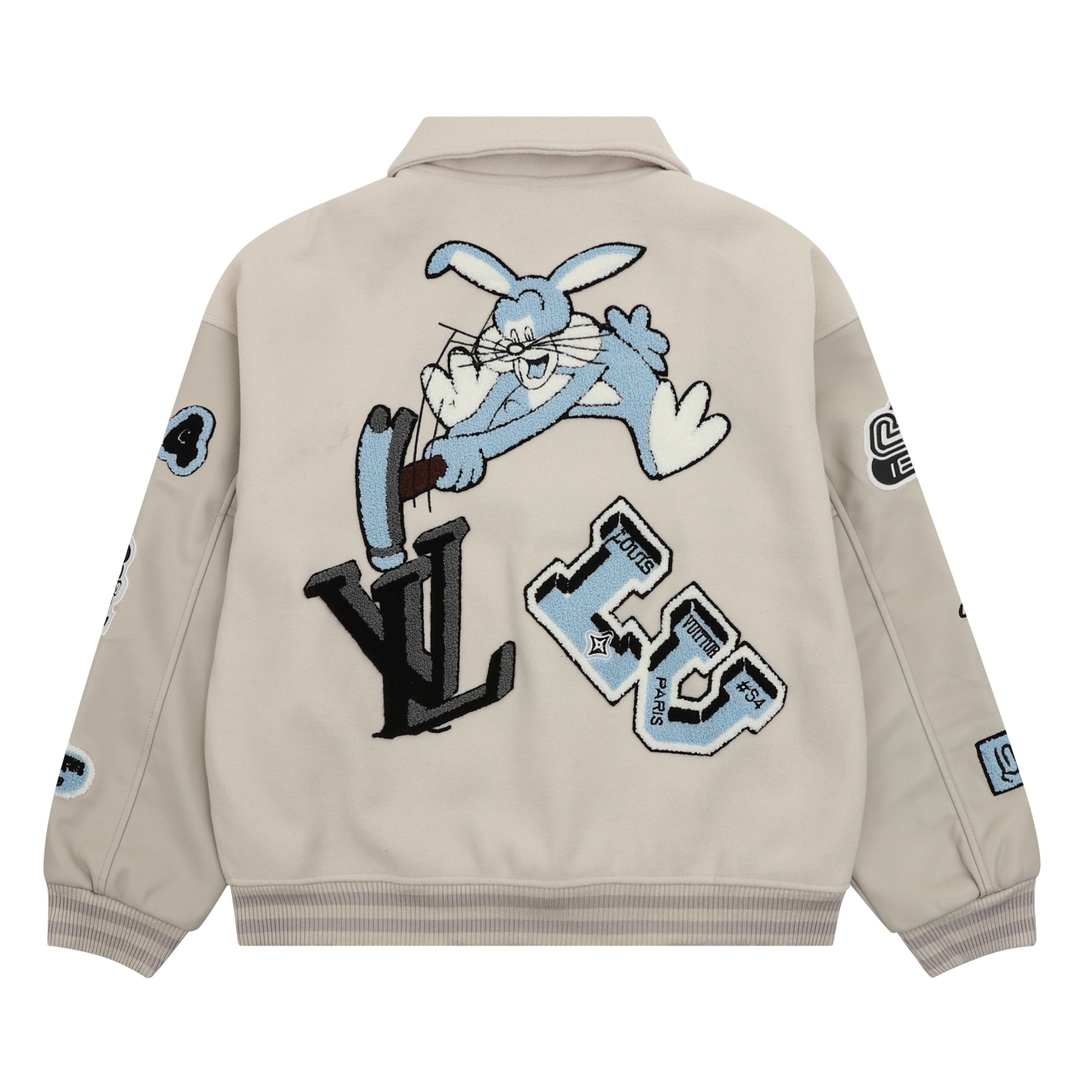 Louis Vuitton Bunny Varsity Jacke - DopestKickz