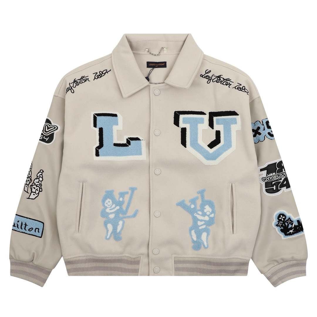 Louis Vuitton Bunny Varsity Jacke - DopestKickz