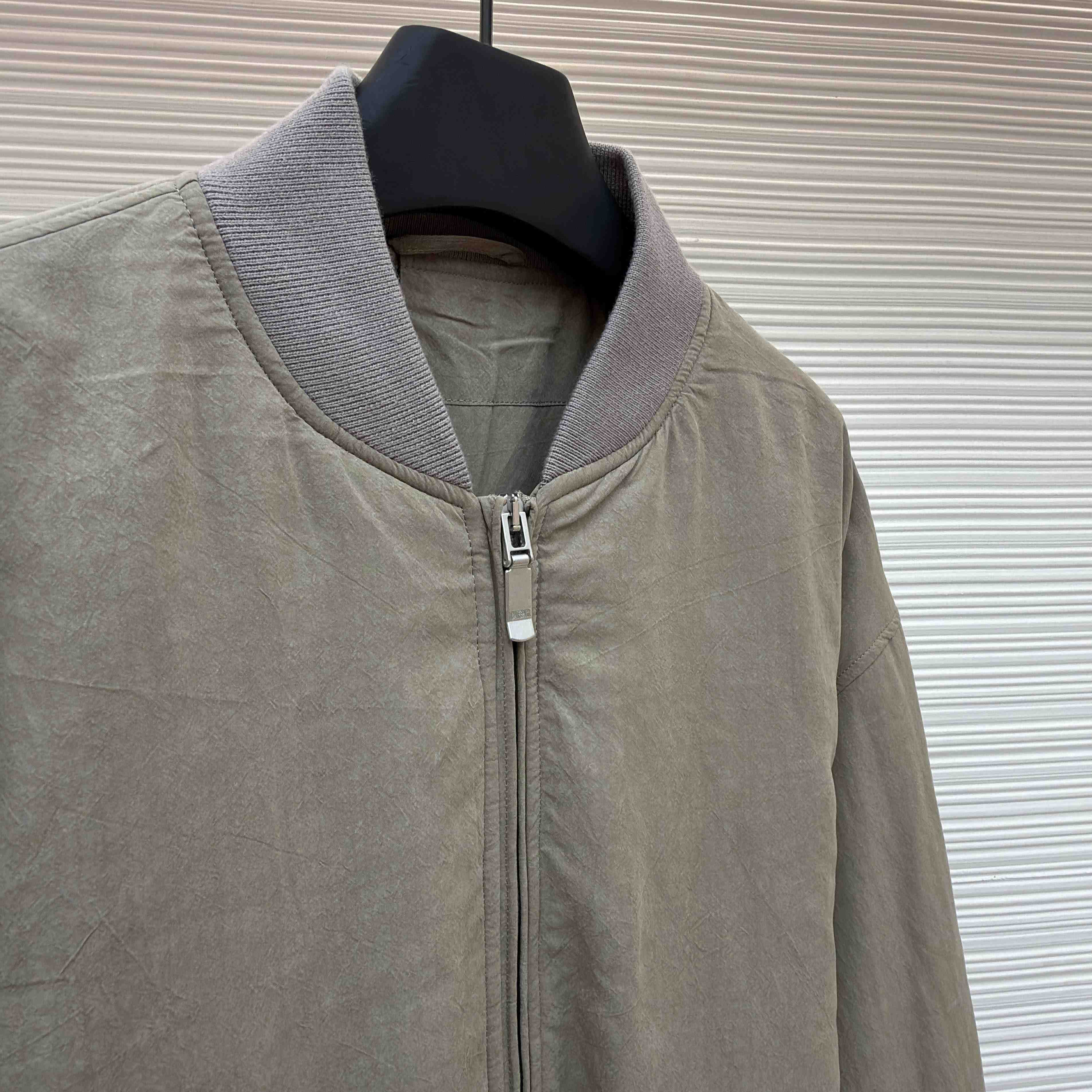 Dior x Stone Island Habotai Silk Blend Bomber Jacket Black  - DopestKickz