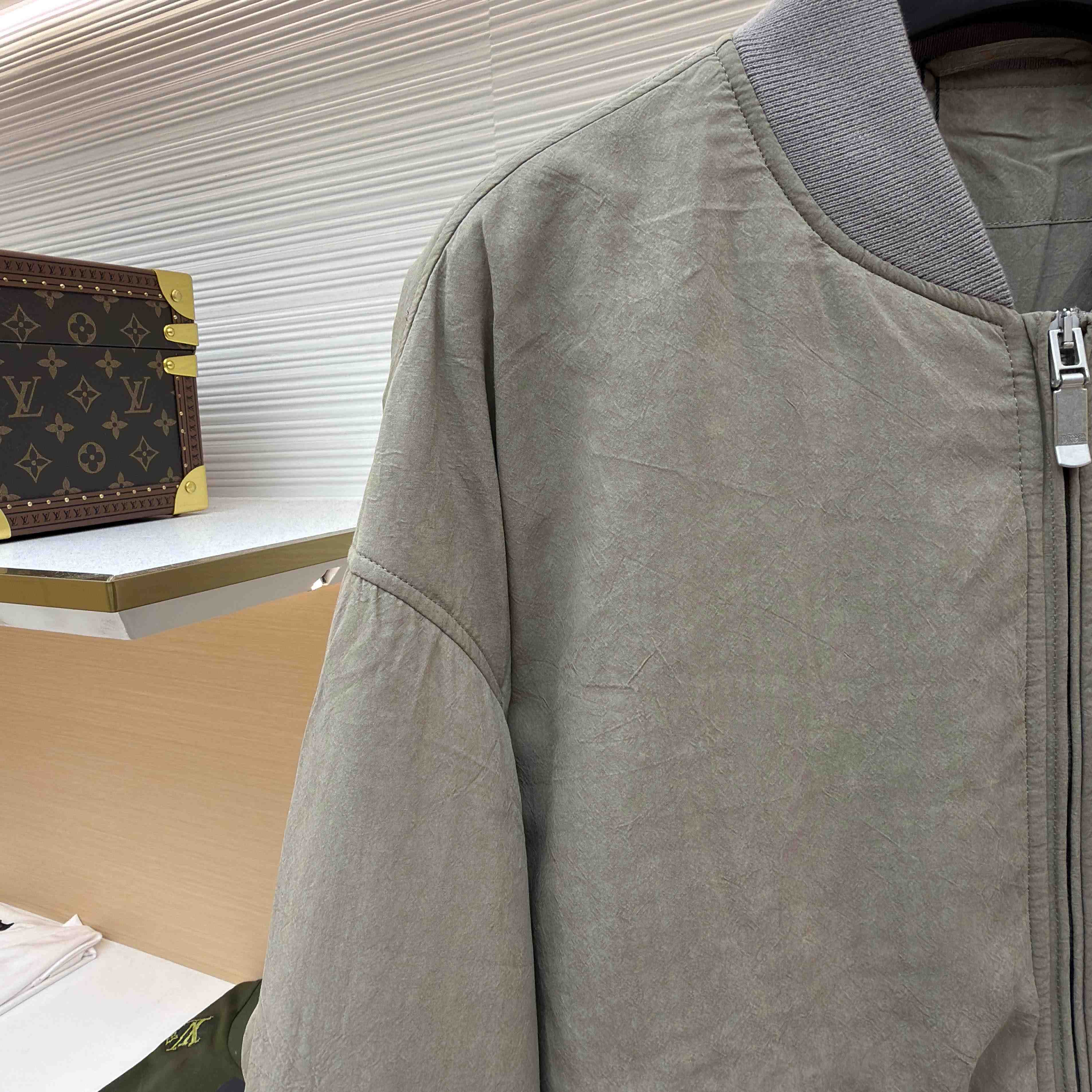 Dior x Stone Island Habotai Silk Blend Bomber Jacket Black  - DopestKickz