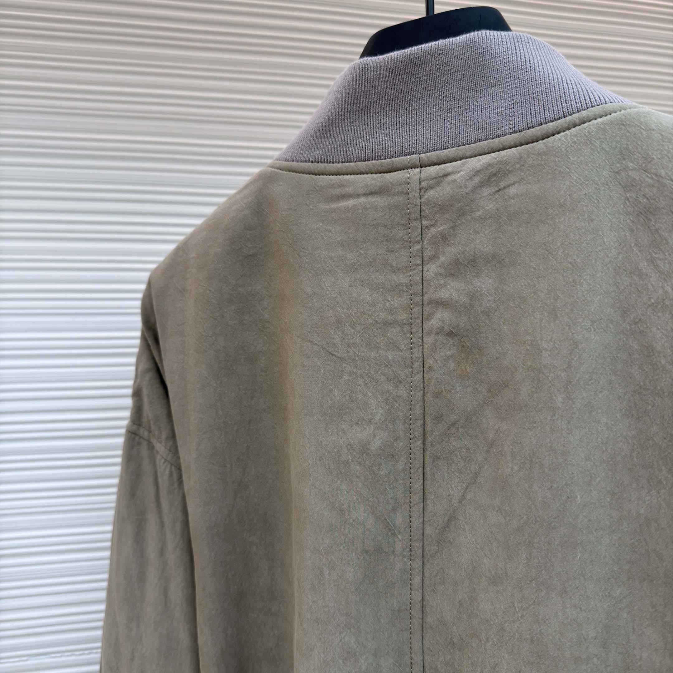 Dior x Stone Island Habotai Silk Blend Bomber Jacket Black  - DopestKickz