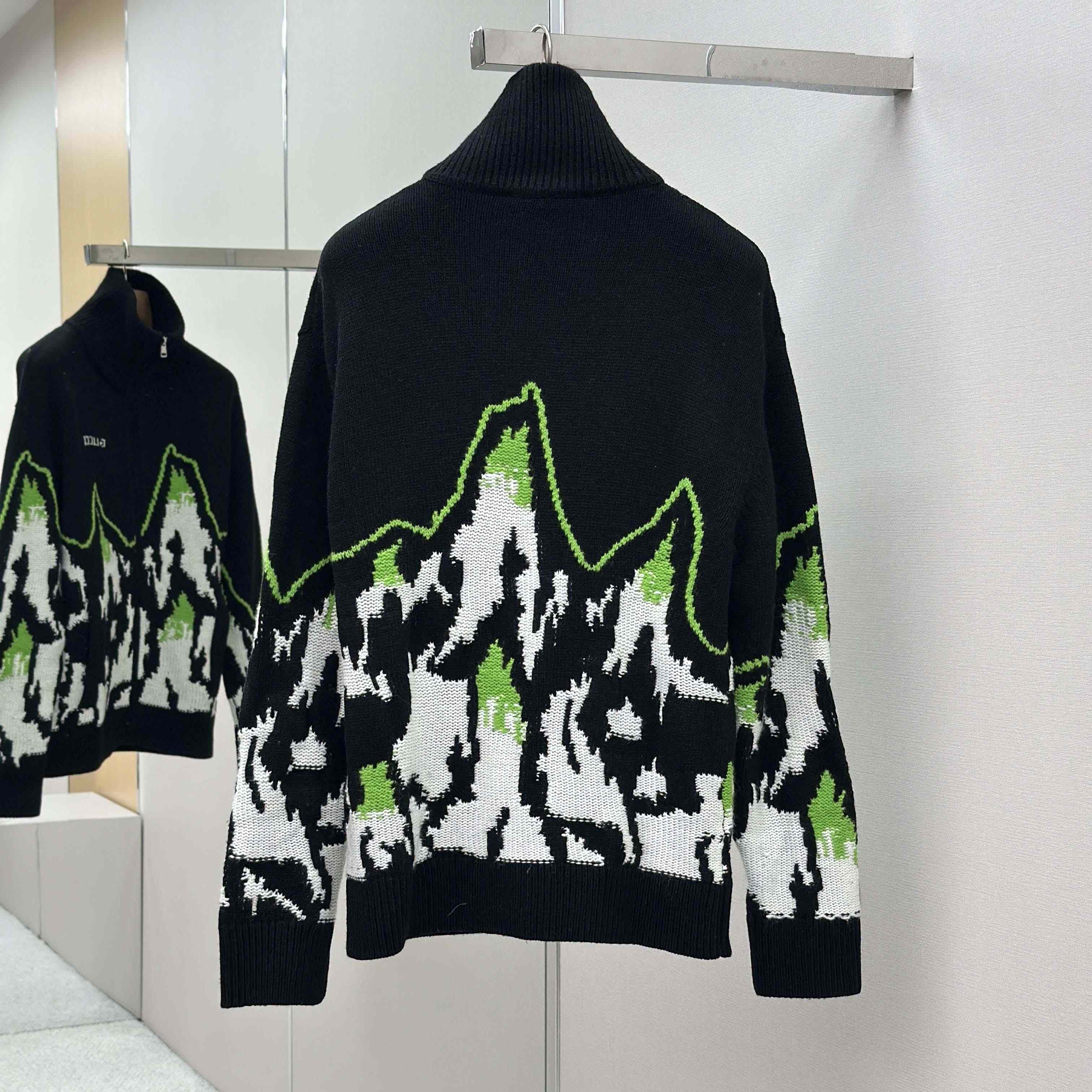 Gucci Wool Jacquard Zip Jacket With Intarsia - DopestKickz