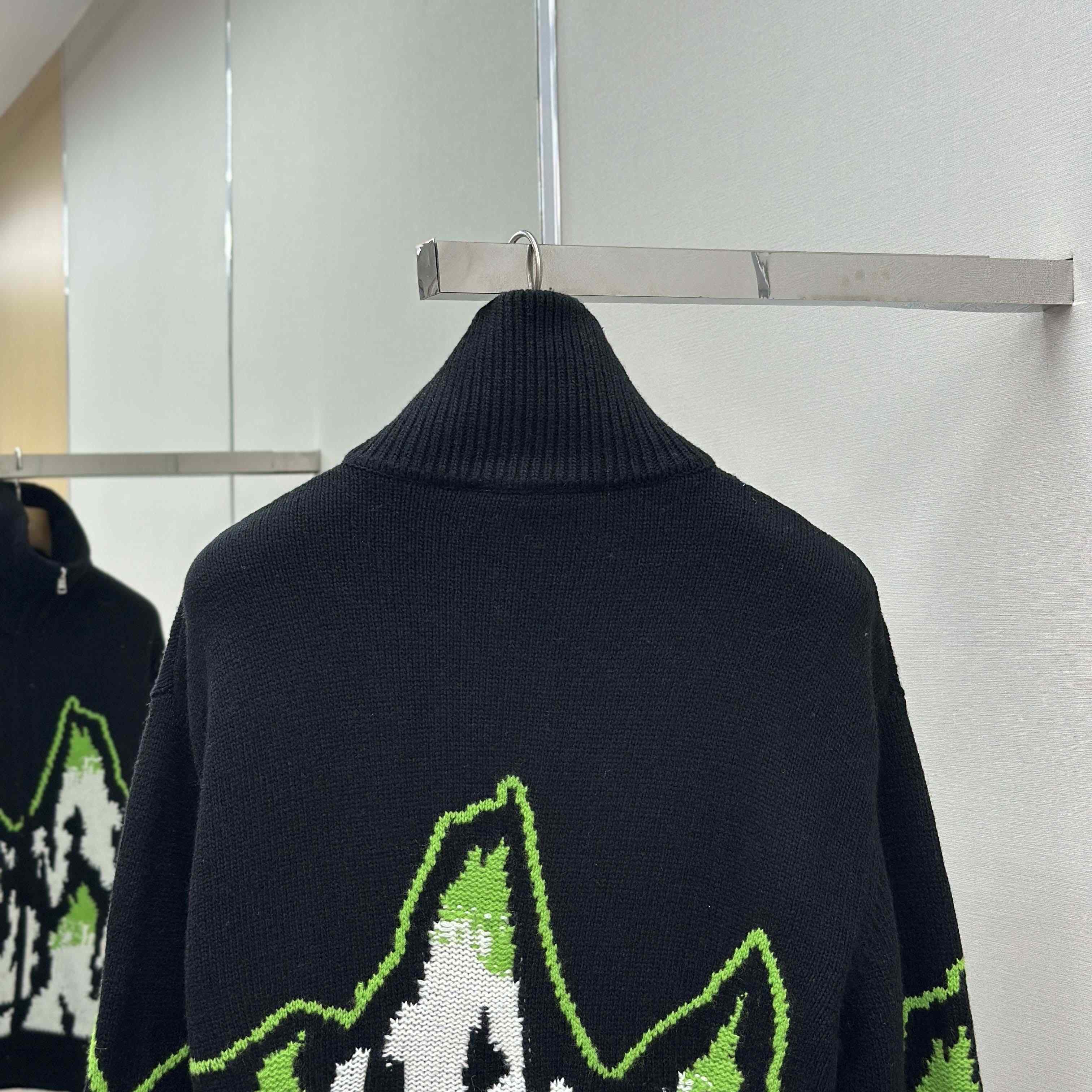 Gucci Wool Jacquard Zip Jacket With Intarsia - DopestKickz