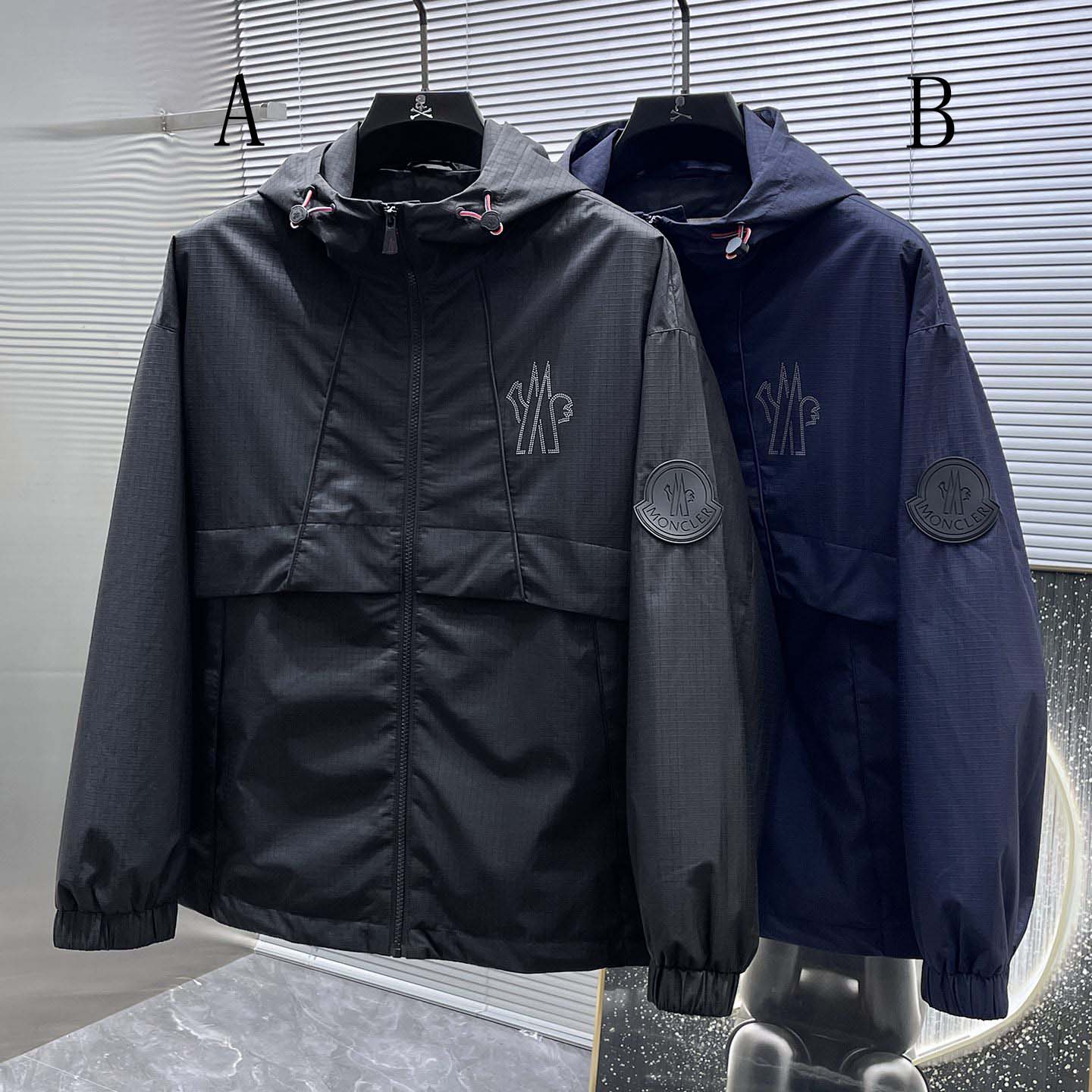 Moncler Hooded Windbreaker - DopestKickz