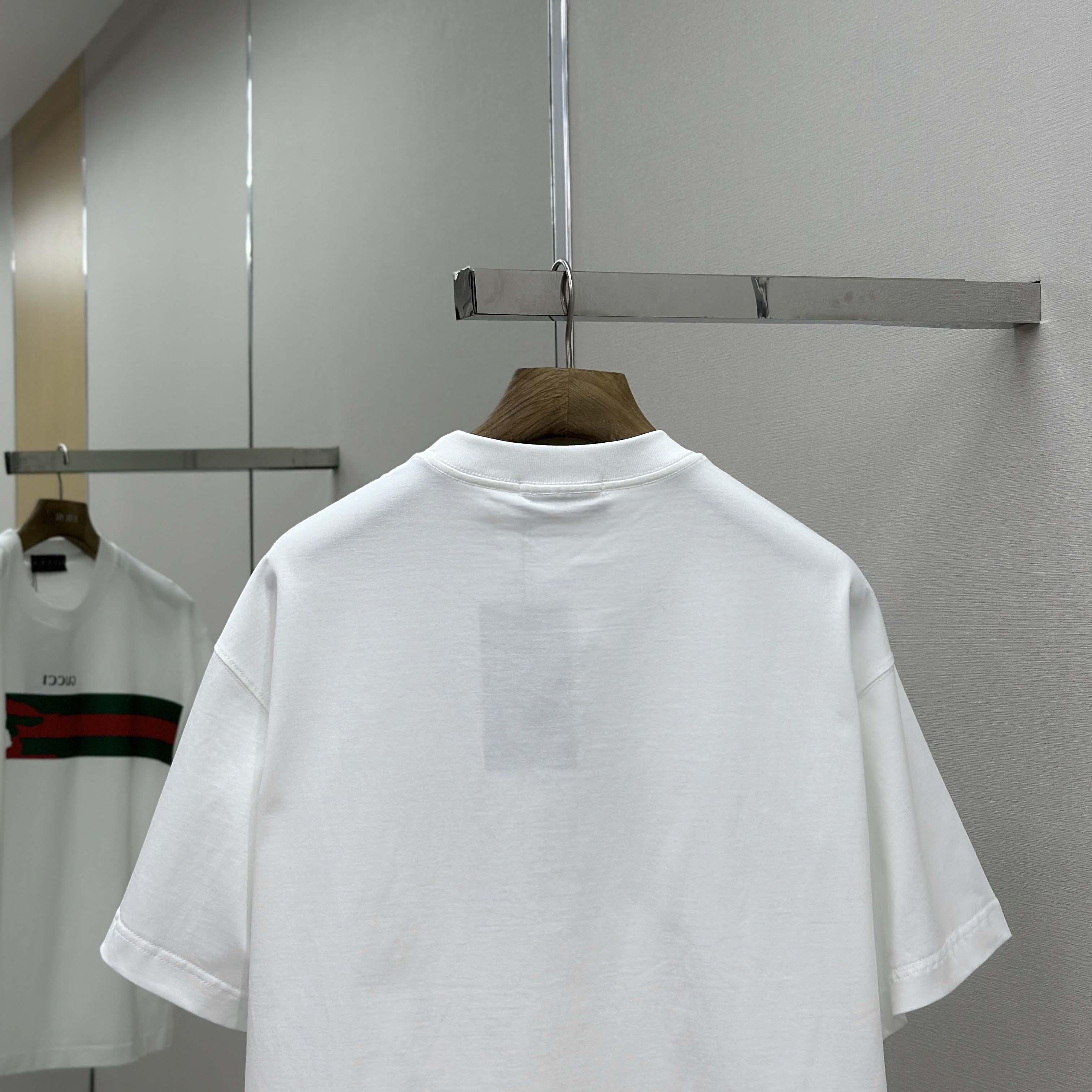 Gucci Cotton Jersey T-shirt With Print - DopestKickz