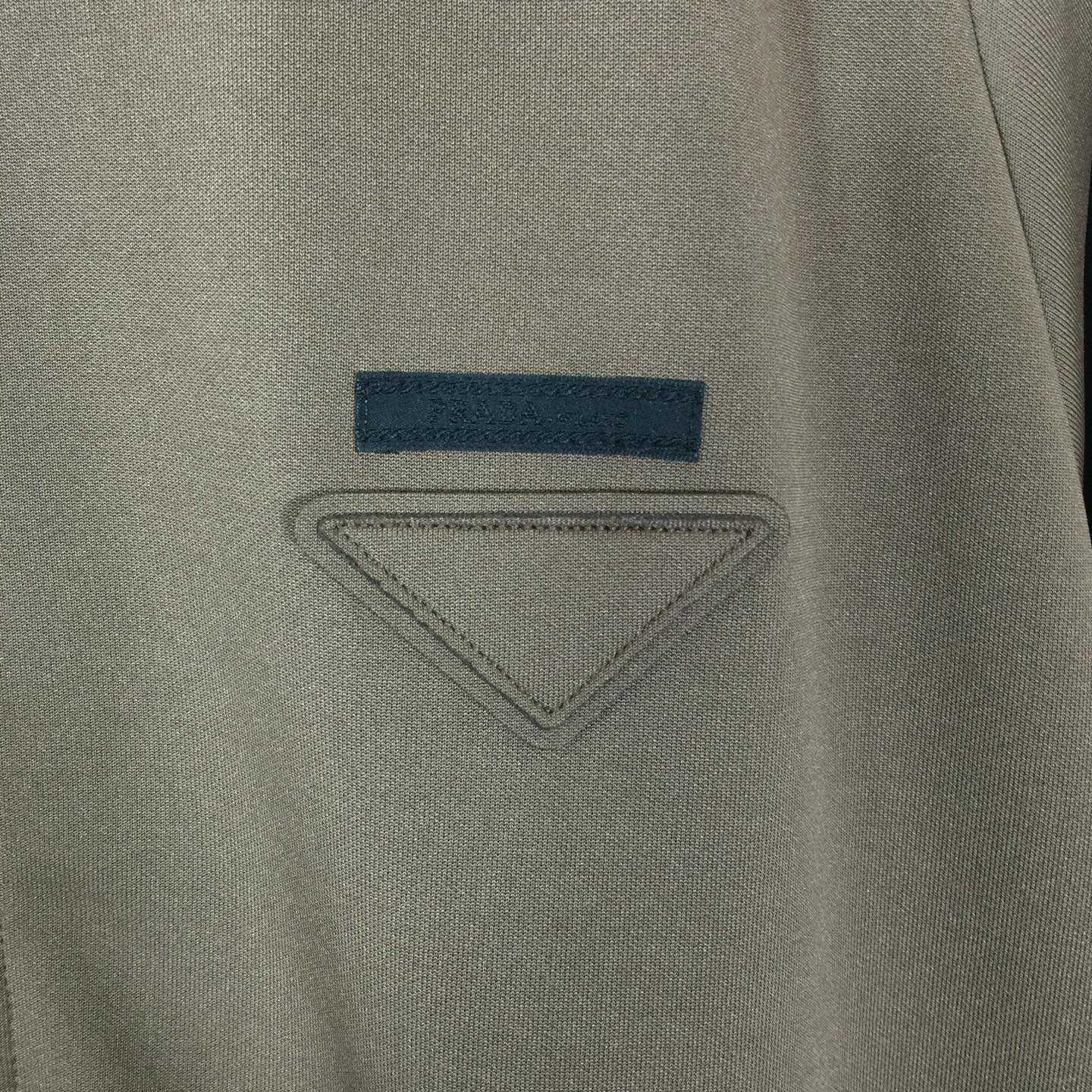 Prada Logo-patch Bomber Jacket - DopestKickz