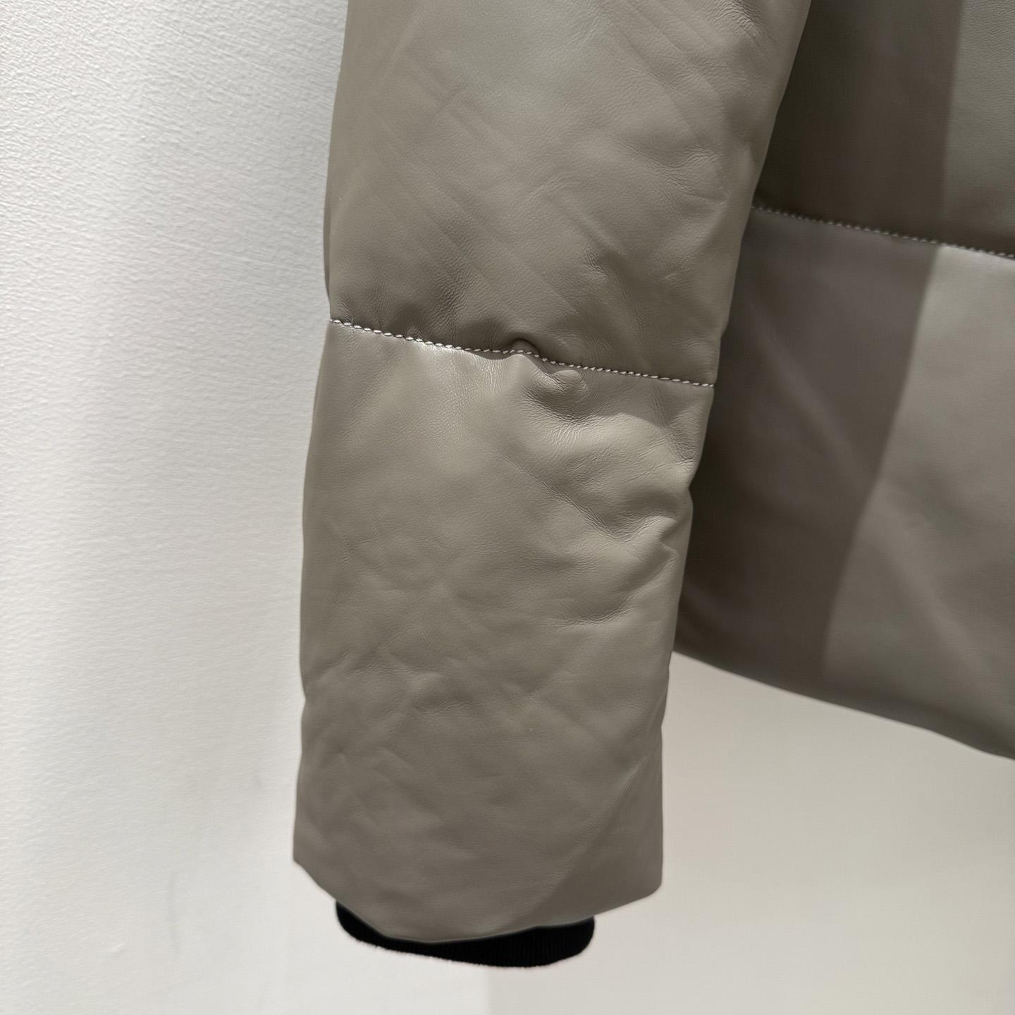 Louis Vuitton Leather Down Jacket  - DopestKickz