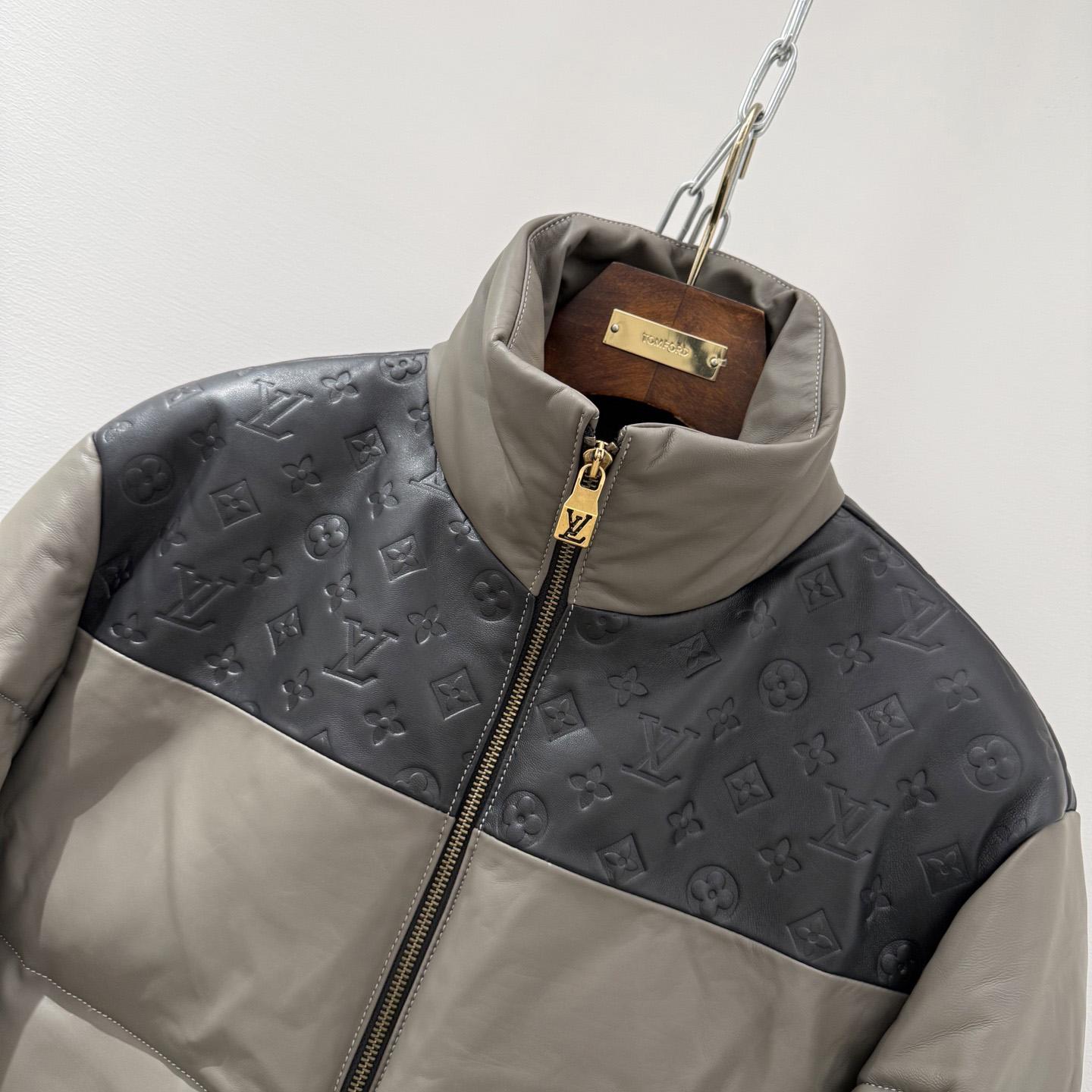 Louis Vuitton Leather Down Jacket  - DopestKickz