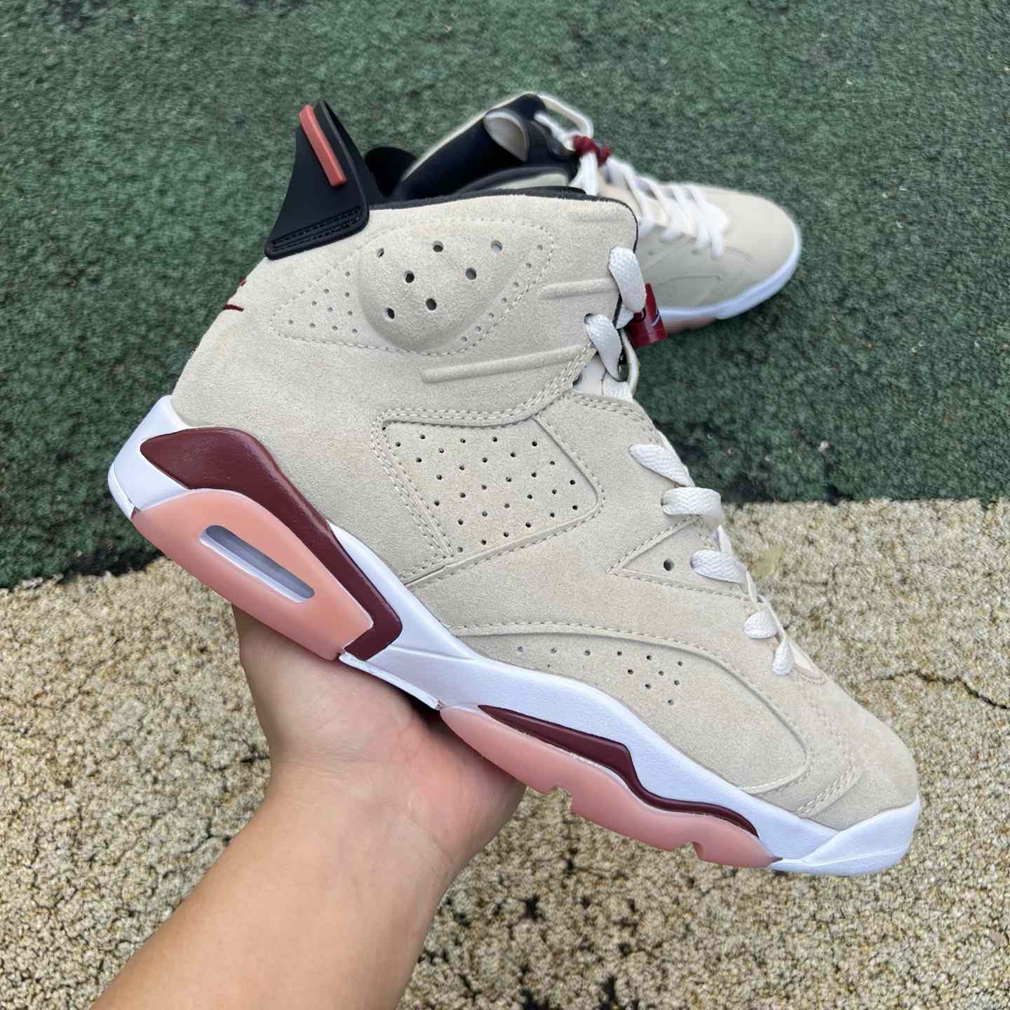 Air Jordan 6 x A Ma Maniére “Burgundy Rose” | IF3103-100 - DopestKickz