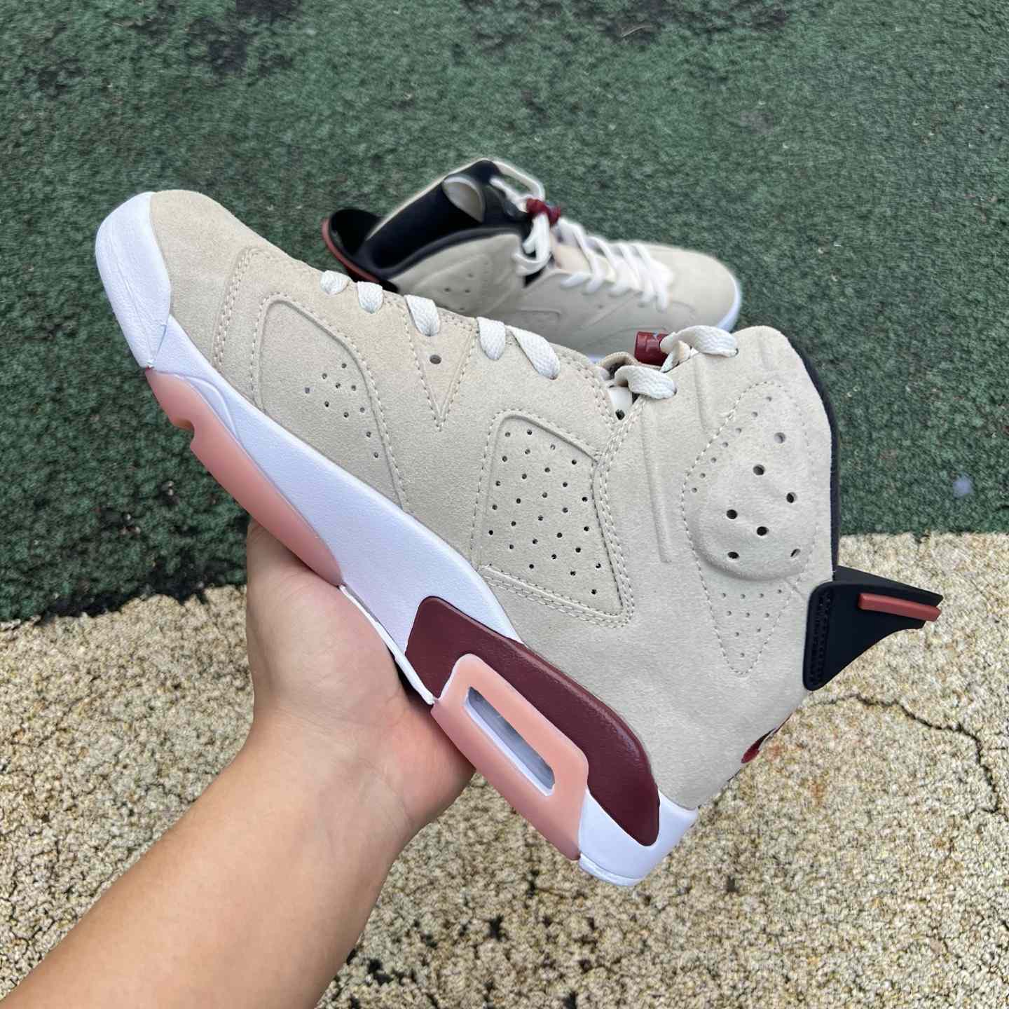 Air Jordan 6 x A Ma Maniére “Burgundy Rose” | IF3103-100 - DopestKickz