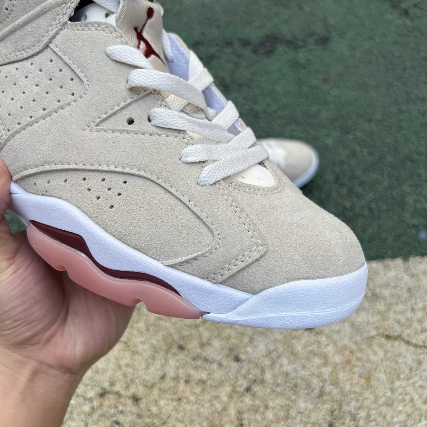 Air Jordan 6 x A Ma Maniére “Burgundy Rose” | IF3103-100 - DopestKickz