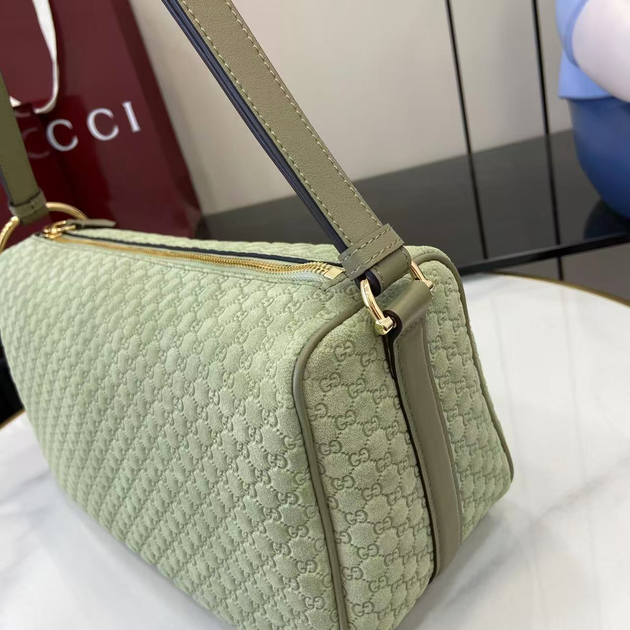 Gucci Half Horsebit Medium Shoulder Bag - DopestKickz