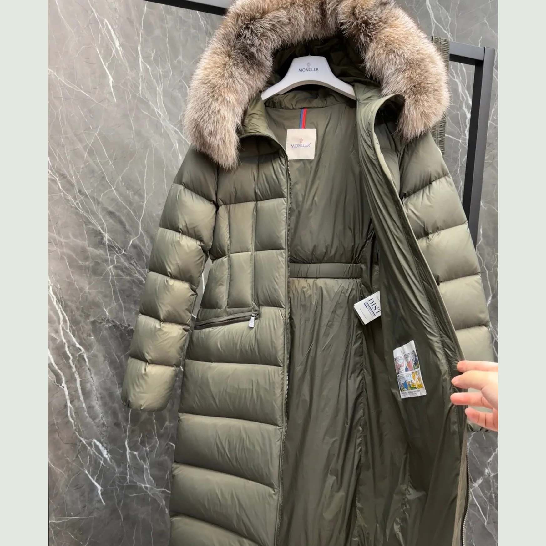 Moncler Boedic Down Jacket With A Detachable Shearling Trim - DopestKickz