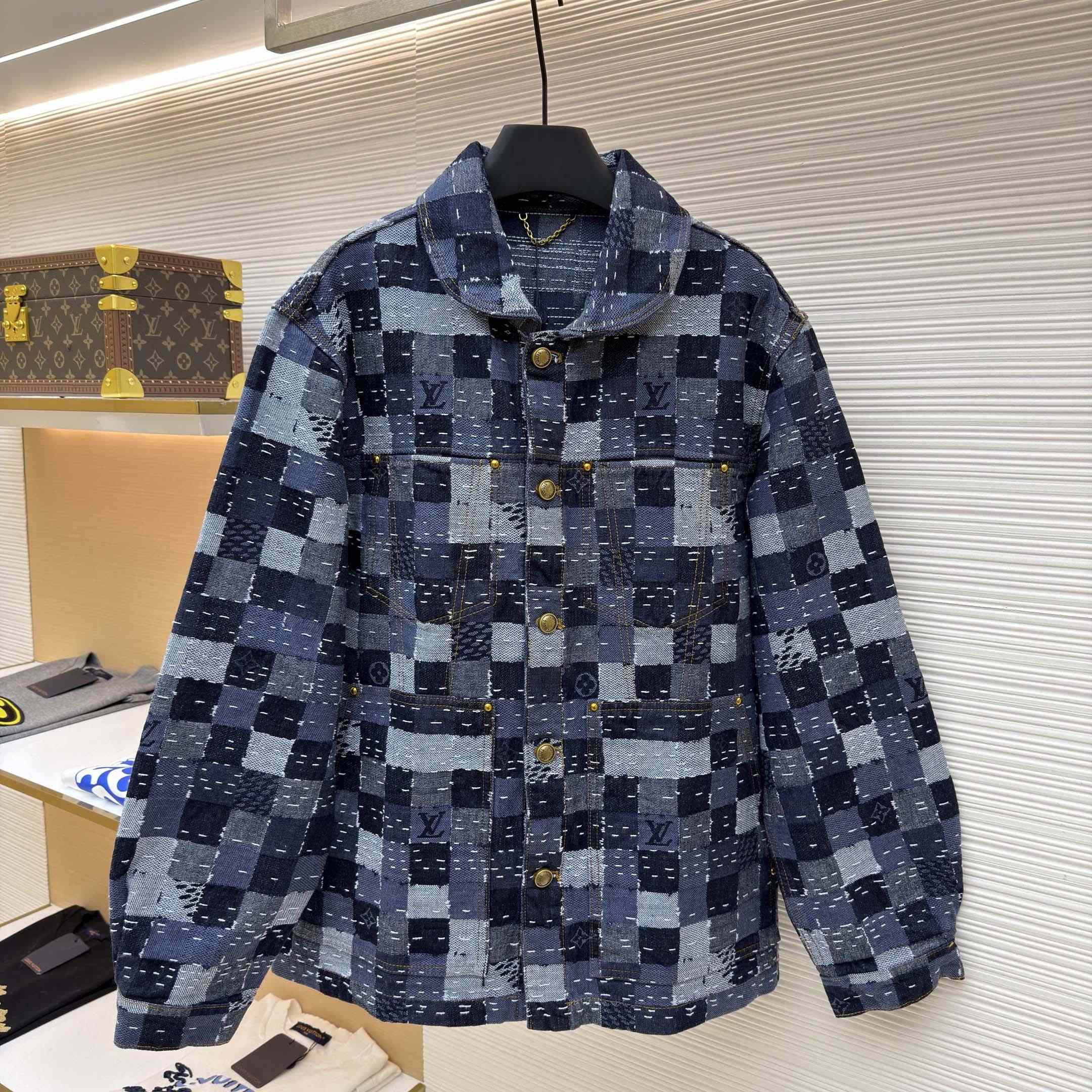 Louis Vuitton Damier Denim Workwear Blouson - DopestKickz