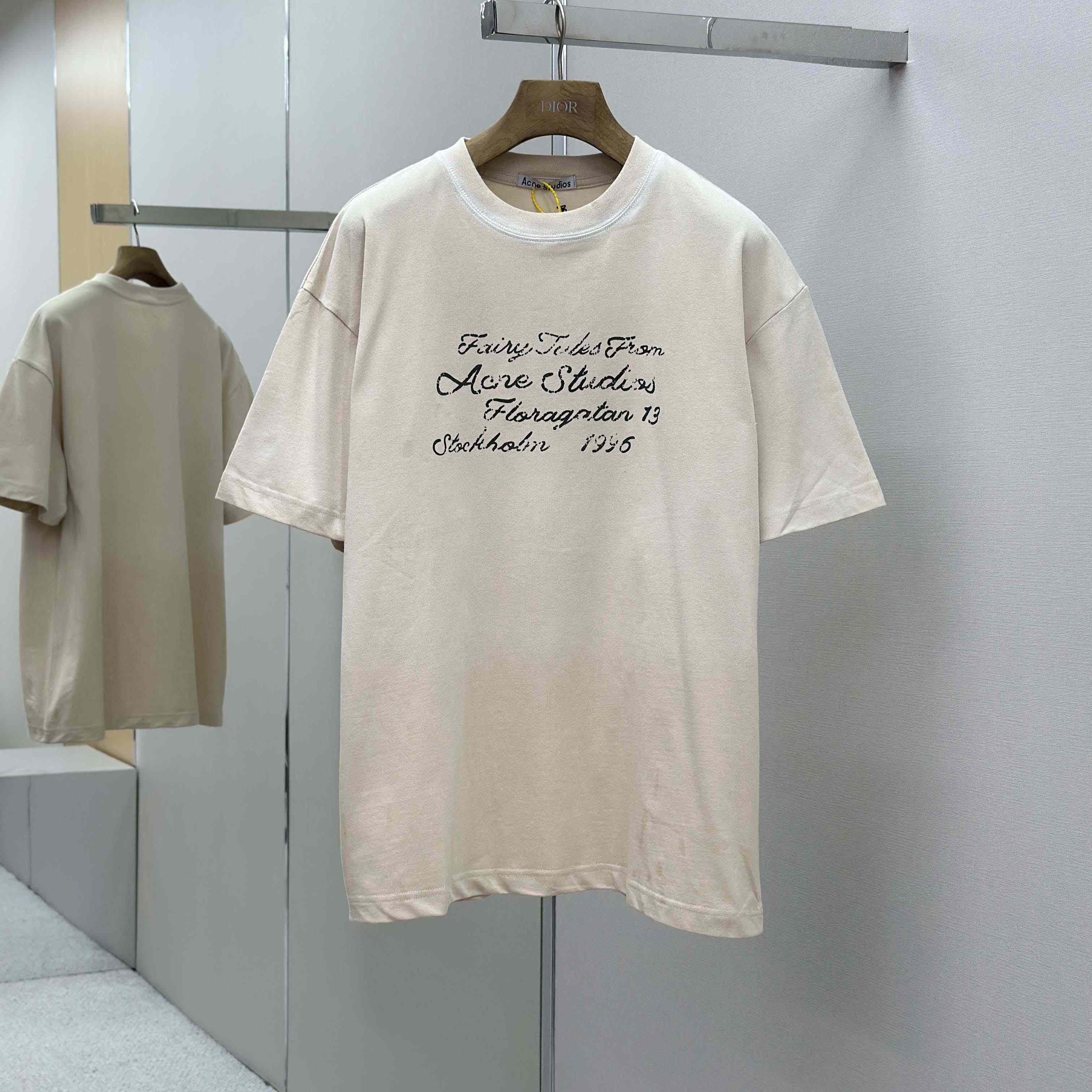 Acne Studios Logo T-shirt  - DopestKickz