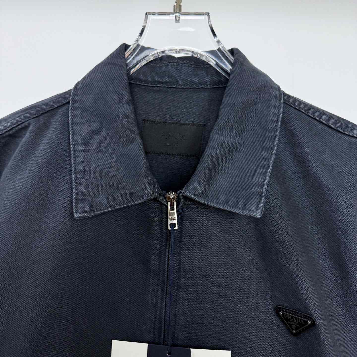 Prada Denim Blouson Jacket - DopestKickz