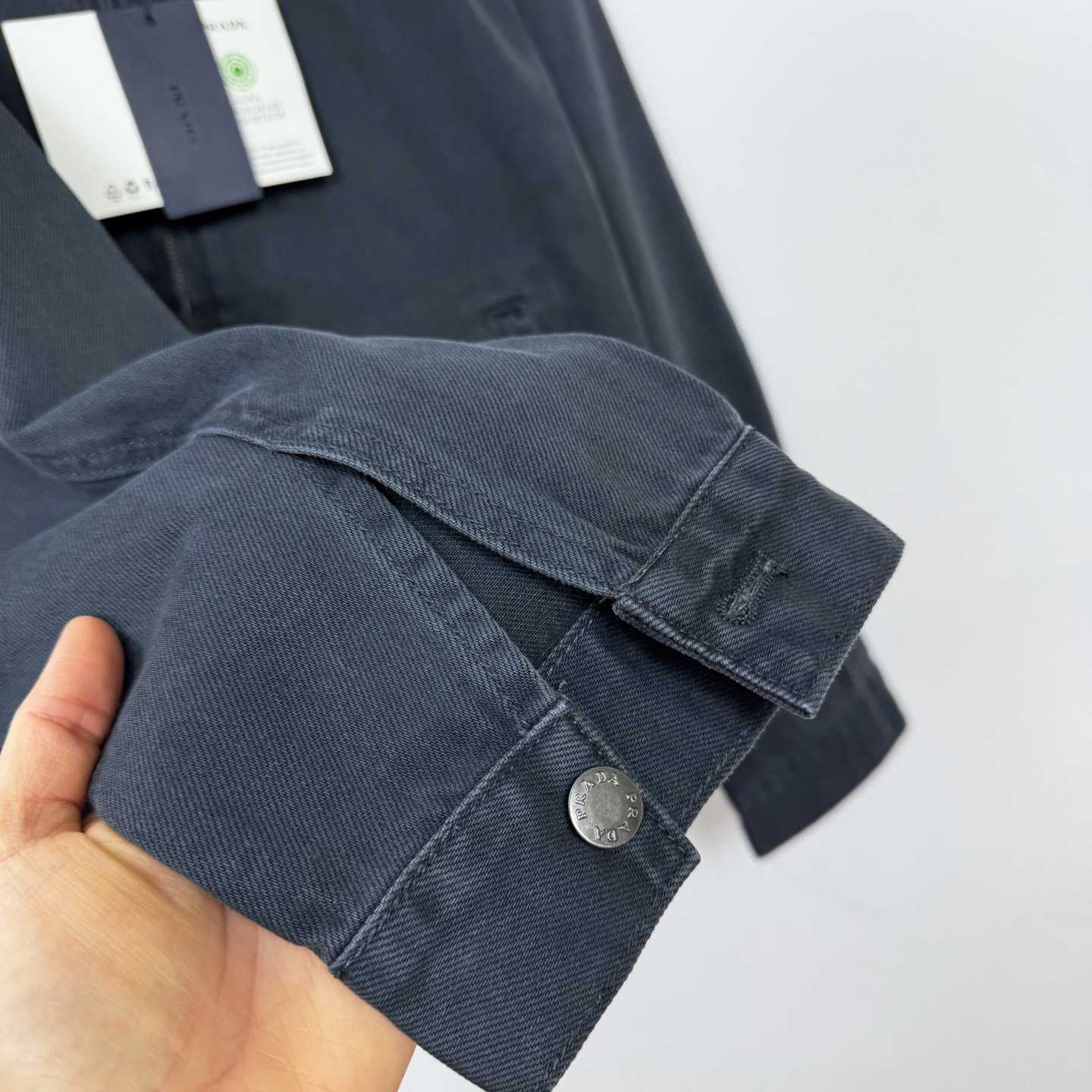 Prada Denim Blouson Jacket - DopestKickz