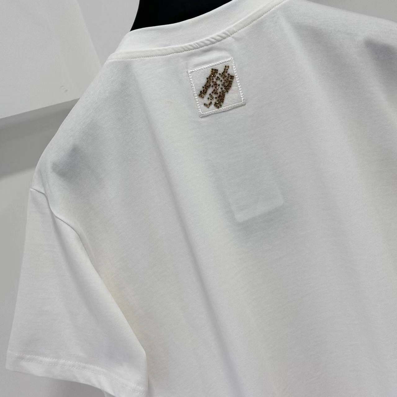 Louis Vuitton Embellished Signature T-Shirt - DopestKickz