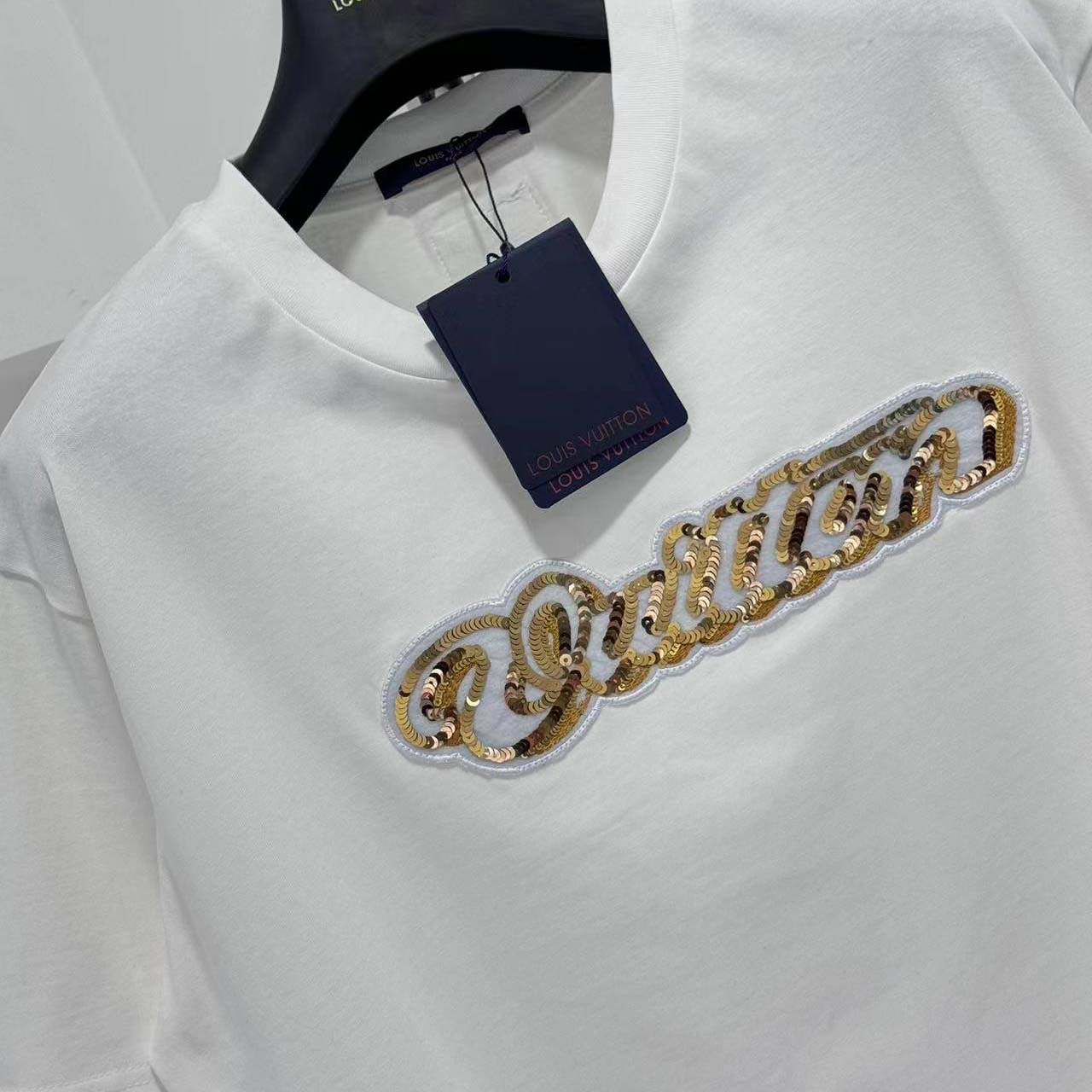 Louis Vuitton Embellished Signature T-Shirt - DopestKickz