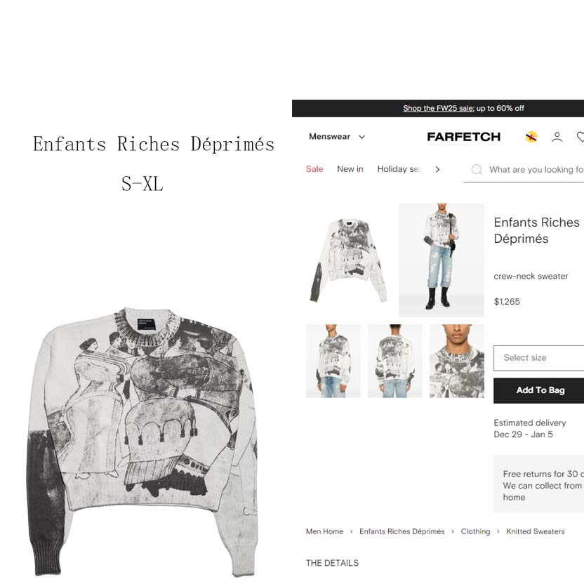 Enfants Riches Déprimés Crew-neck Sweater - DopestKickz