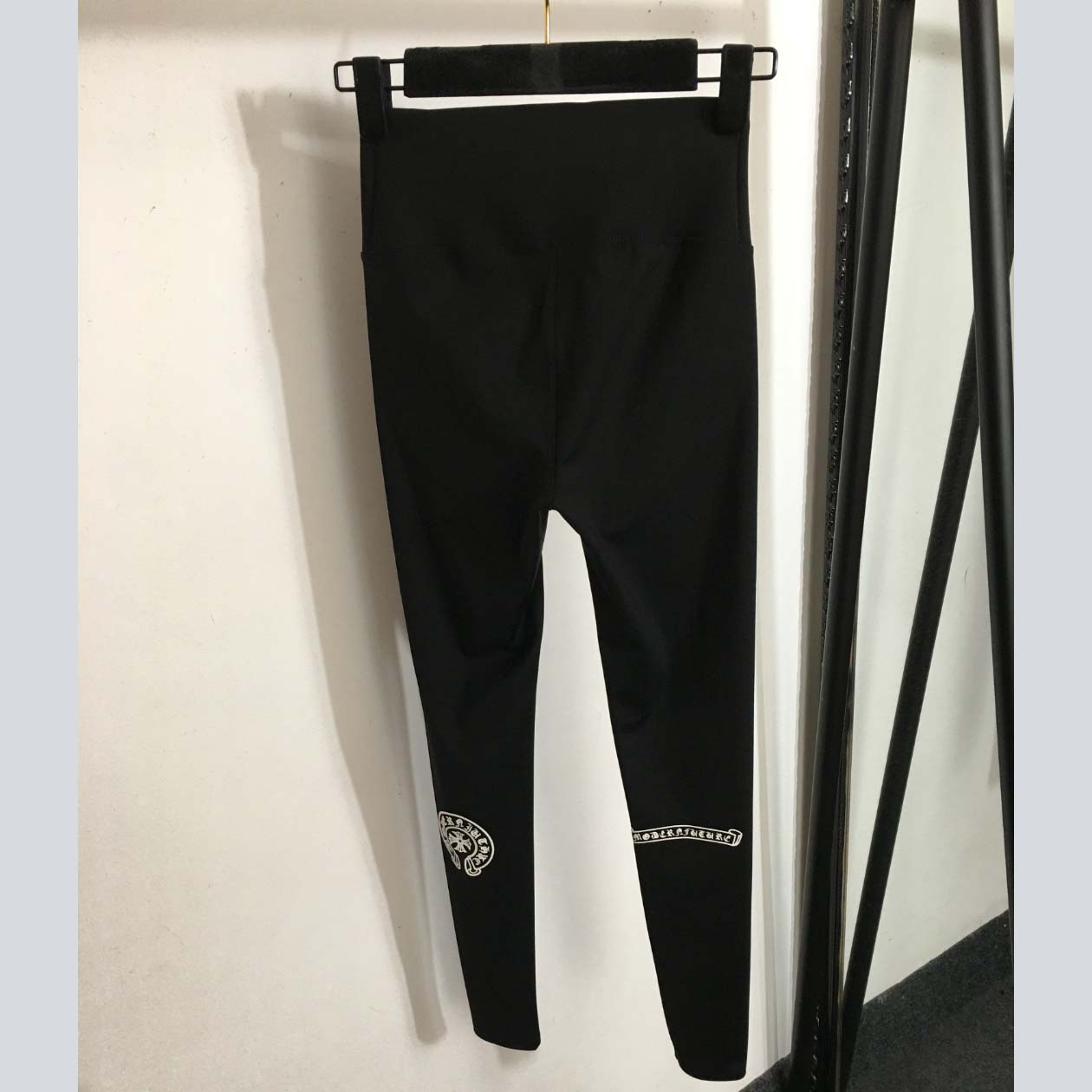 Chrome Hearts Logo Leggings - DopestKickz