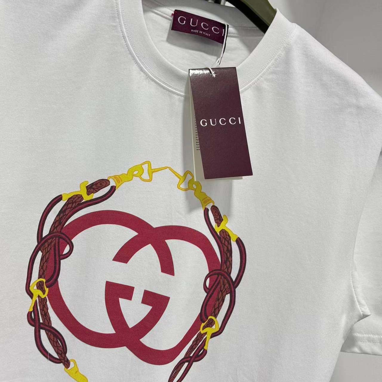 Gucci Printed Cotton Jersey T-shirt - DopestKickz
