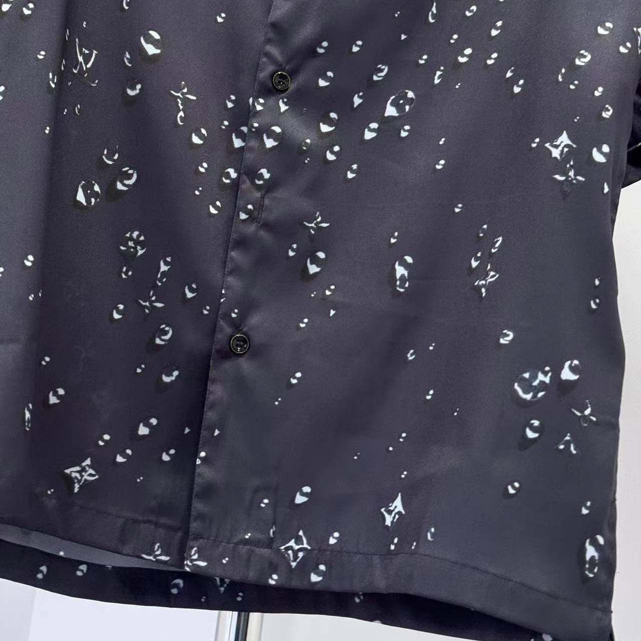 Louis Vuitton Monogram Short-Sleeved Silk Shirt - DopestKickz