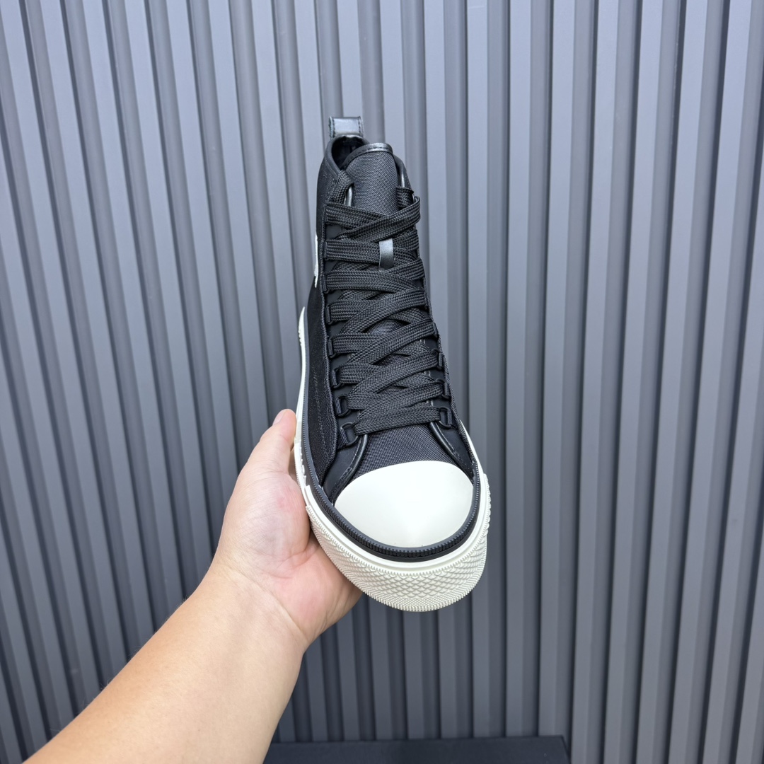 Amiri Black'MA' Court Hi Sneakers - DopestKickz