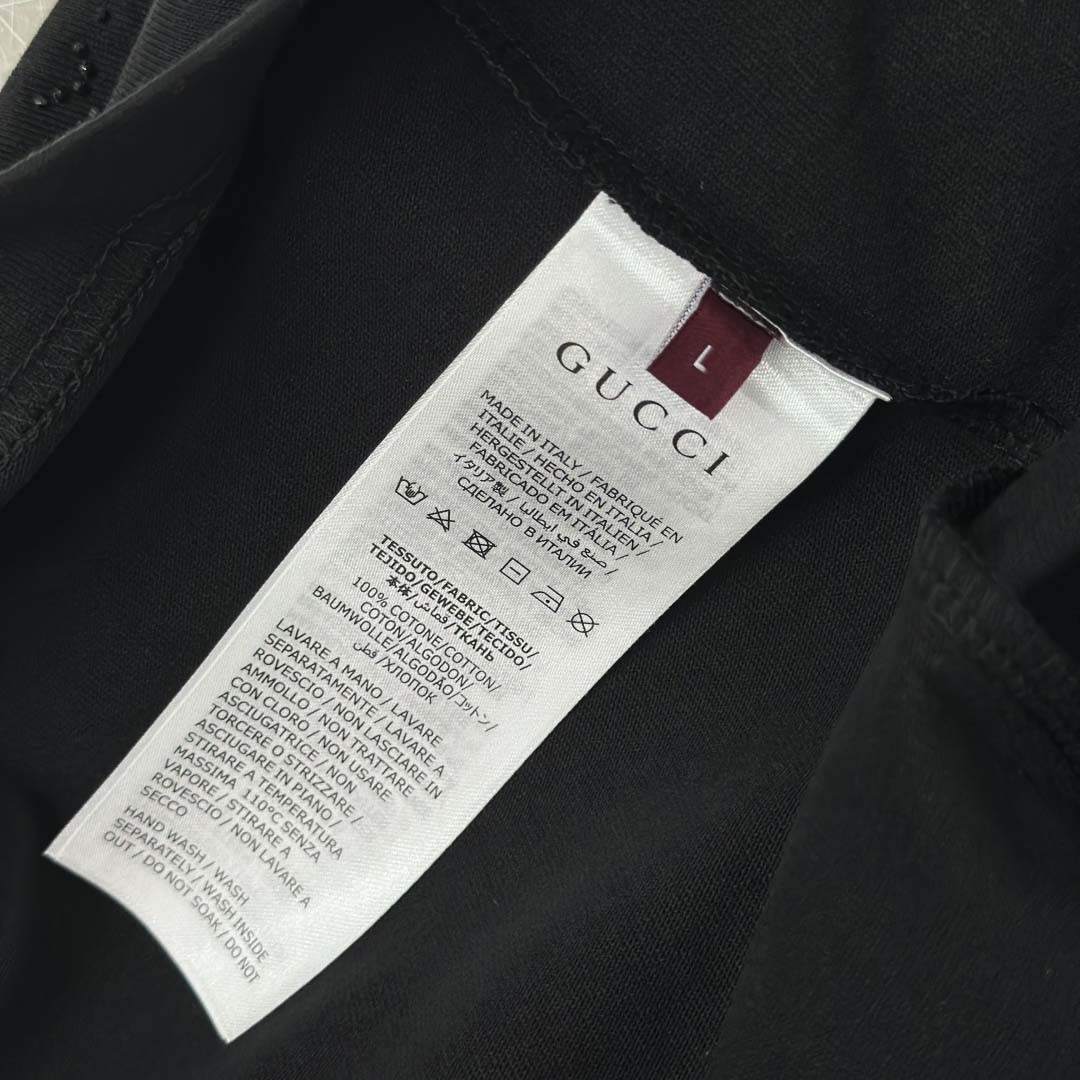 Gucci Cotton jersey T-shirt With Crystals - DopestKickz