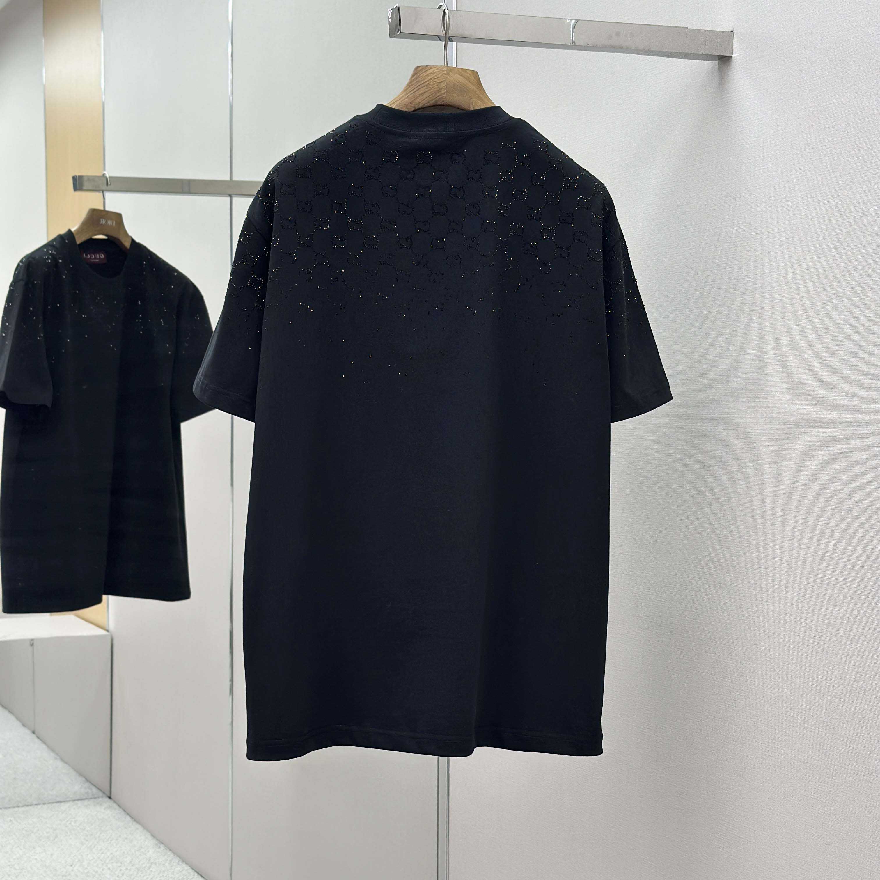 Gucci Cotton jersey T-shirt With Crystals - DopestKickz