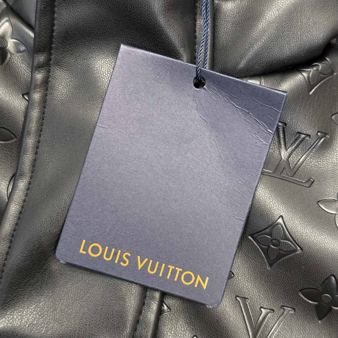 Louis Vuitton Leather Mix Windbreaker   1AJBS9 - DopestKickz