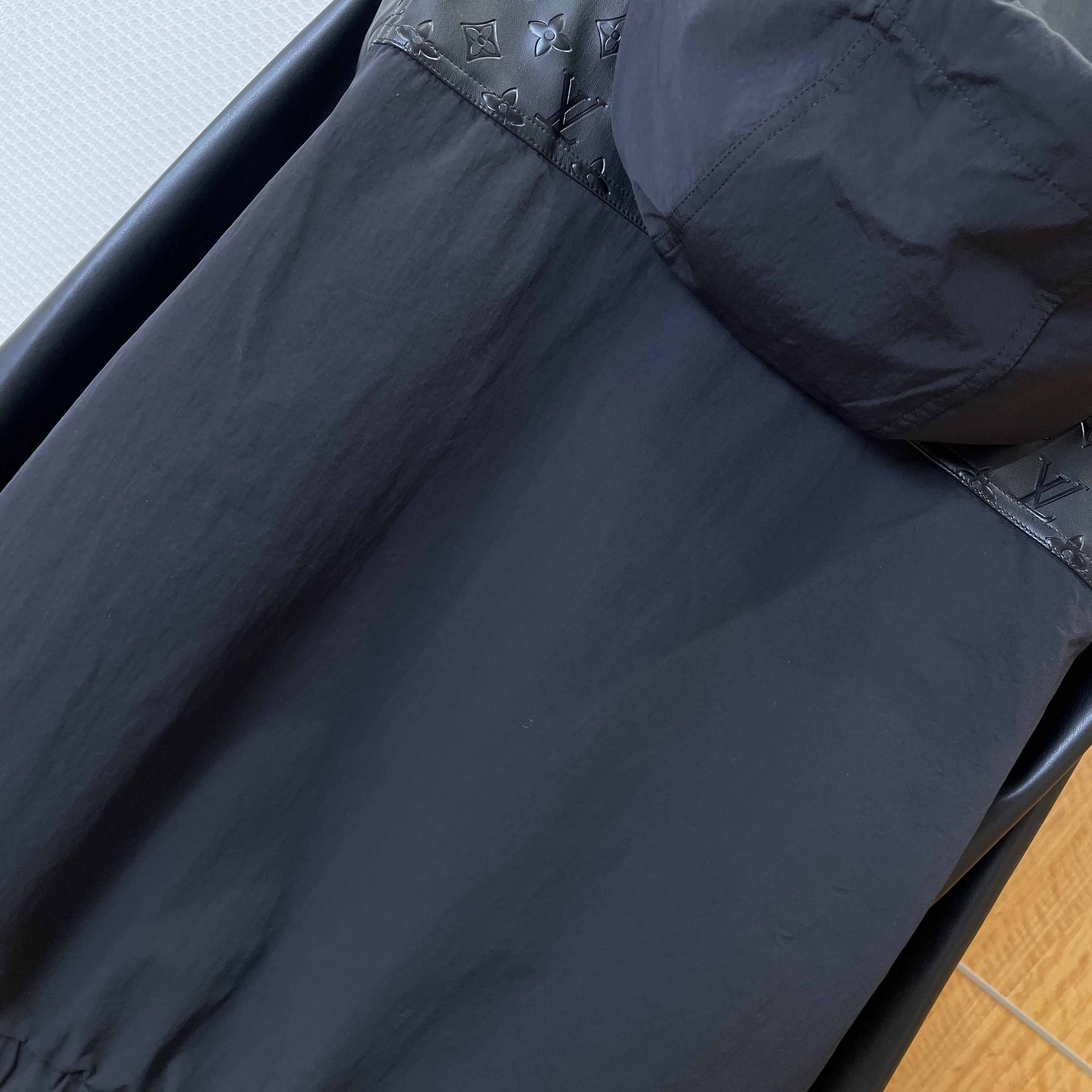 Louis Vuitton Leather Mix Windbreaker   1AJBS9 - DopestKickz