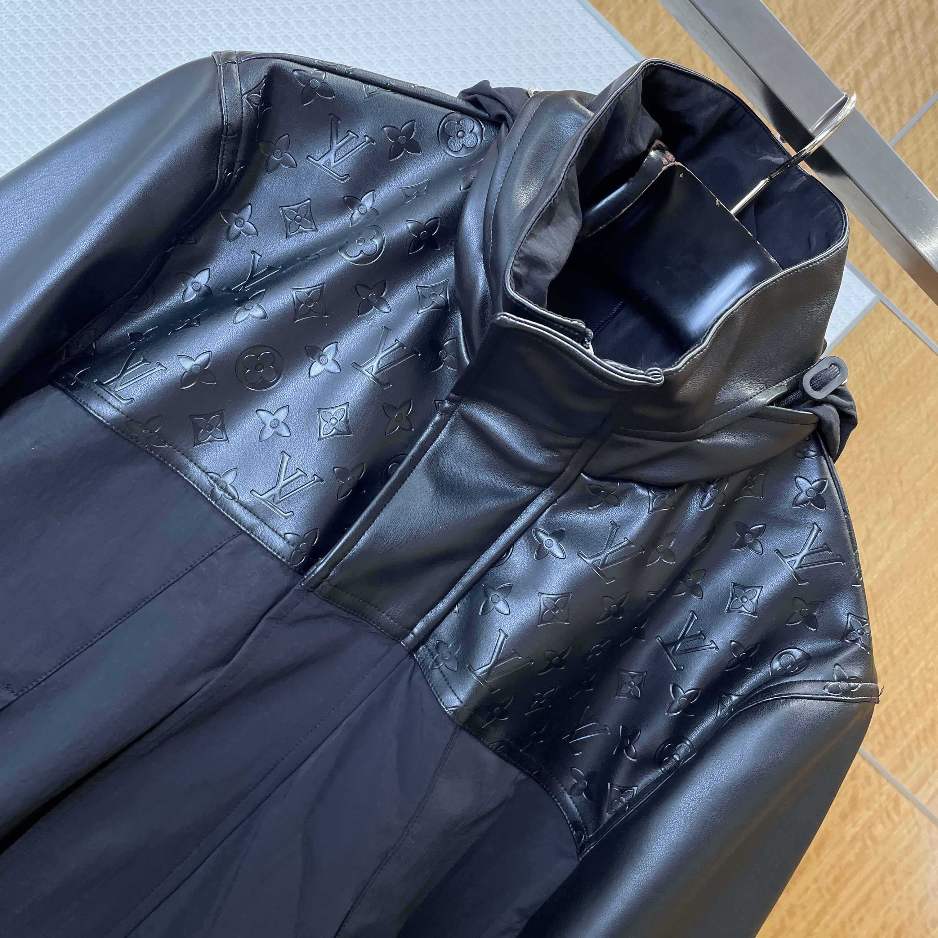 Louis Vuitton Leather Mix Windbreaker   1AJBS9 - DopestKickz
