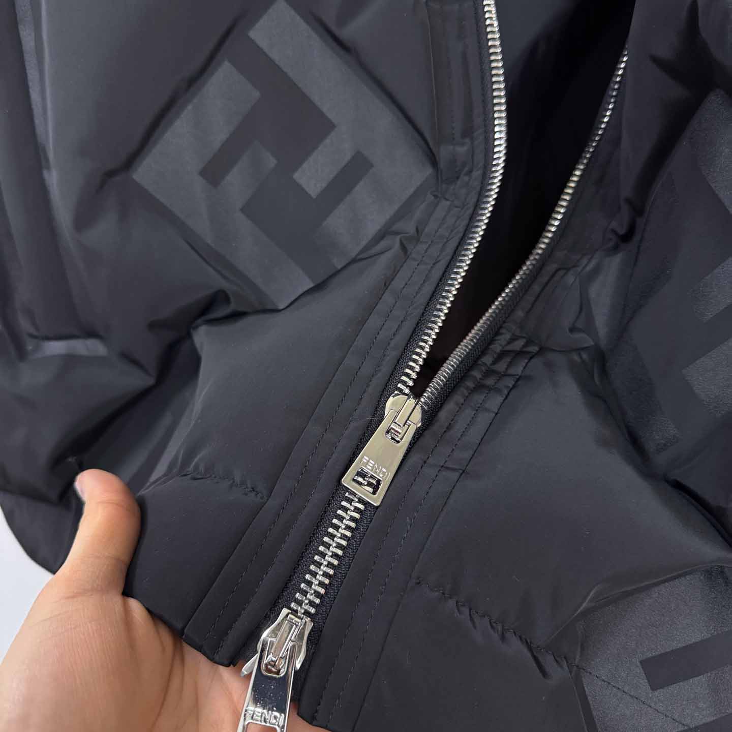 Fendi FF-pattern Down Jacket  - DopestKickz