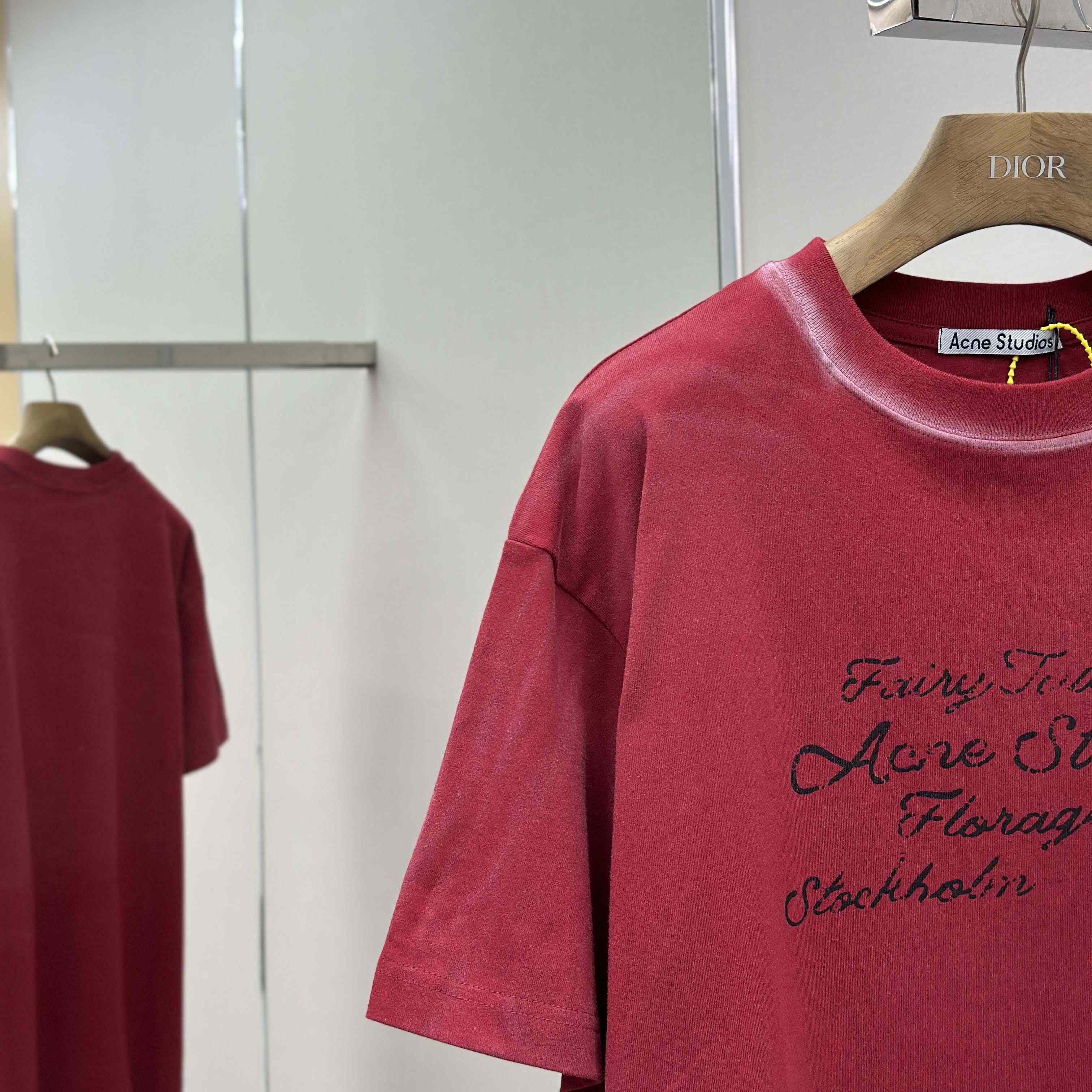 Acne Studios Logo T-shirt  - DopestKickz