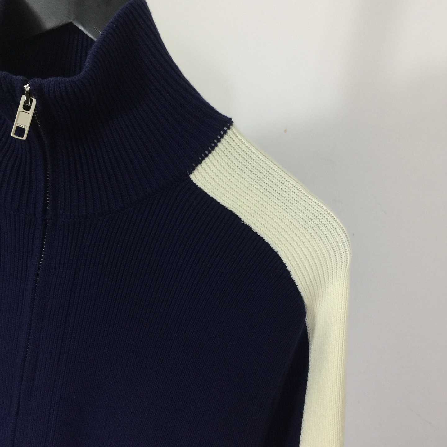 Gucci Cotton Knit Zip Bomber Jacket - DopestKickz