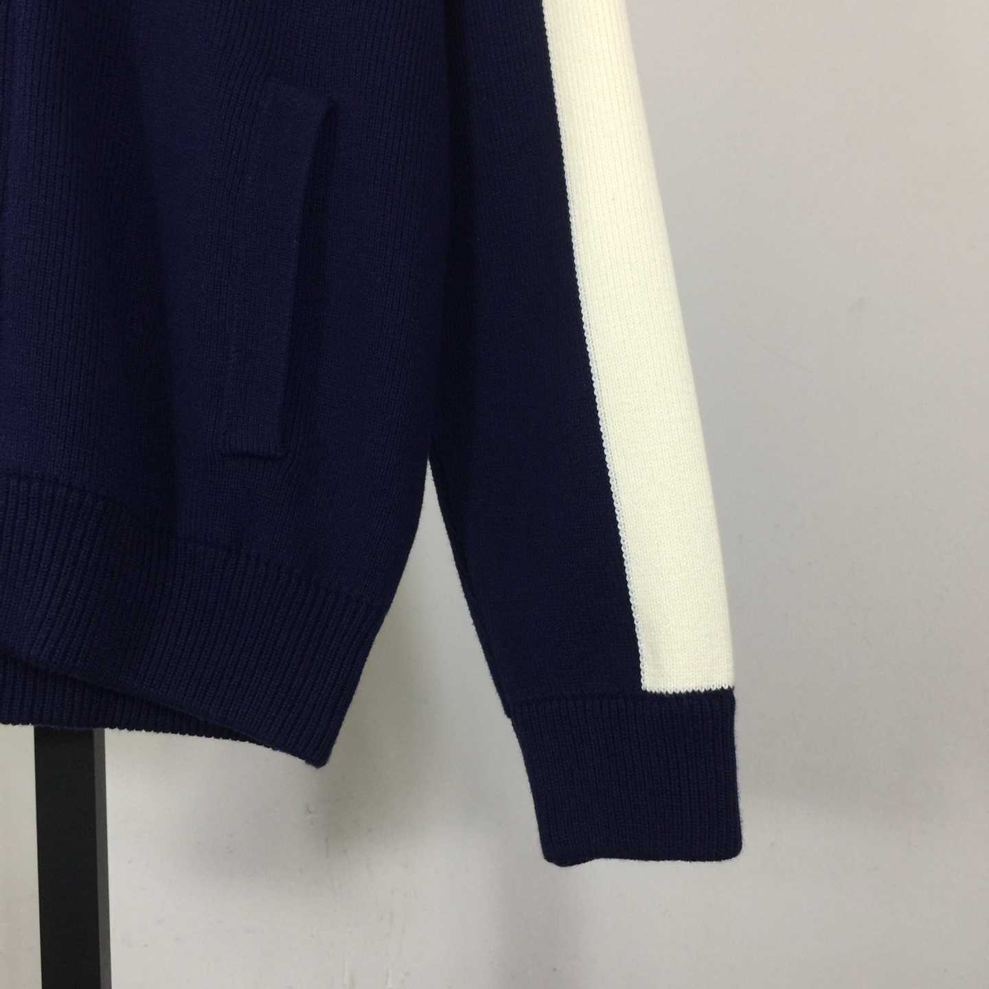 Gucci Cotton Knit Zip Bomber Jacket - DopestKickz