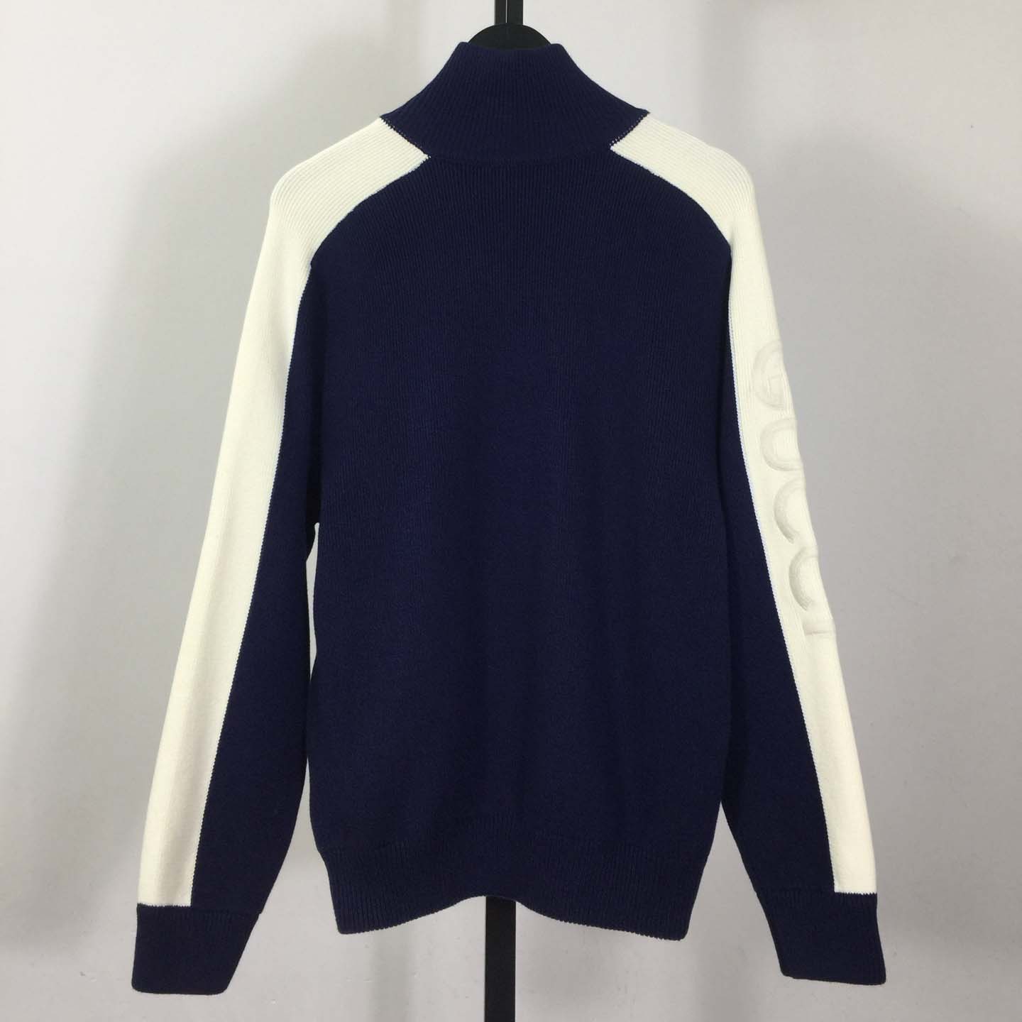 Gucci Cotton Knit Zip Bomber Jacket - DopestKickz